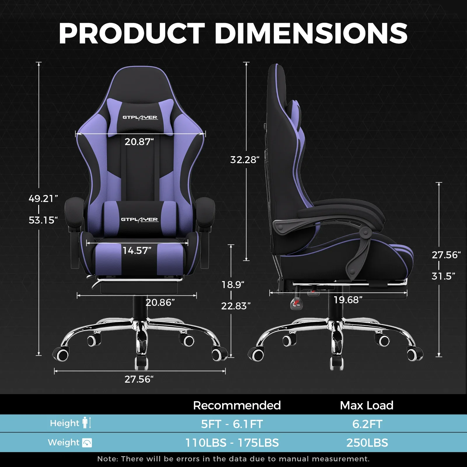 Footrest Series GT800A Fabric - Image 11