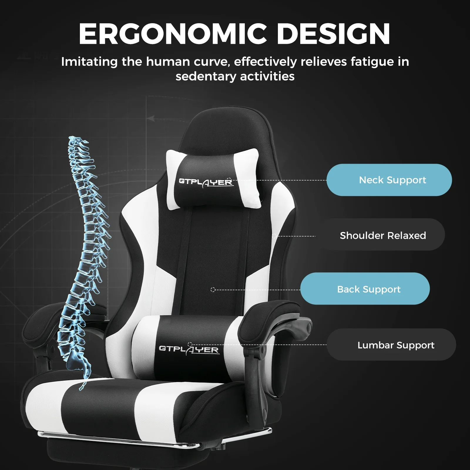 Footrest Series GT800A Fabric - Image 22