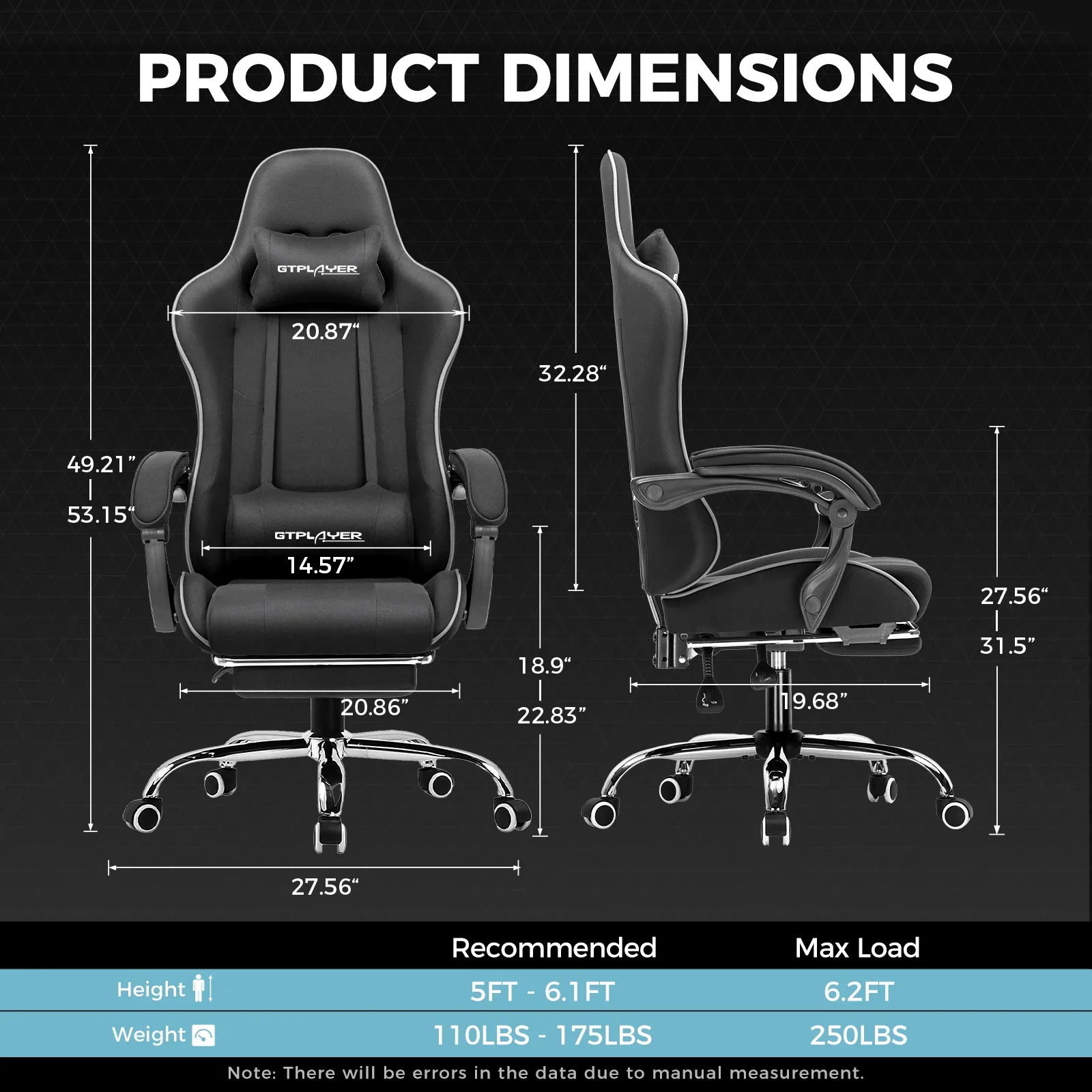 Footrest Series GT800A Fabric - Image 31