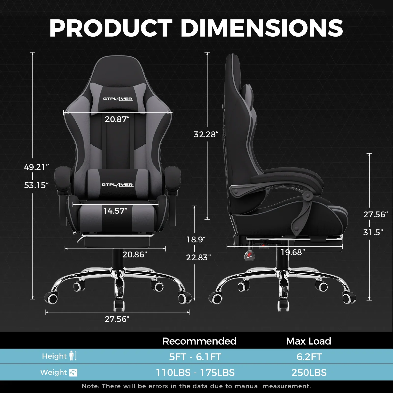 Footrest Series GT800A Fabric - Image 38