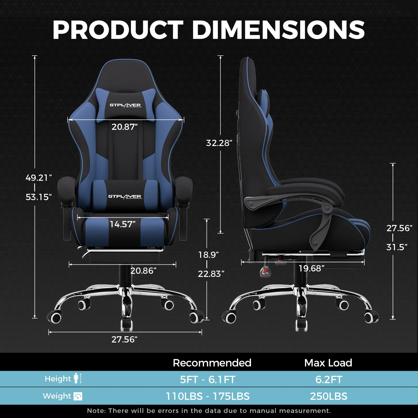 Footrest Series GT800A Fabric - Image 43
