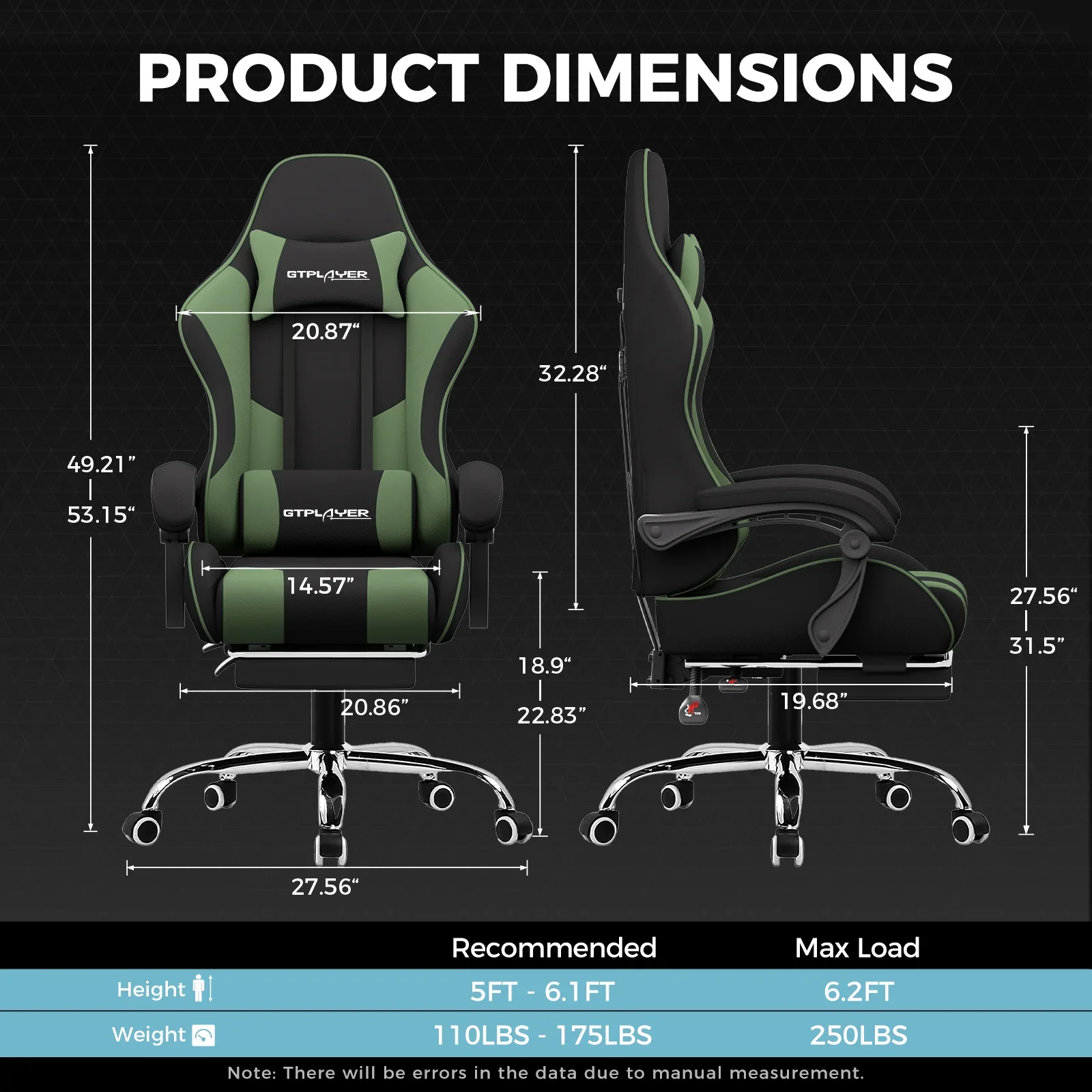 Footrest Series GT800A Fabric - Image 52