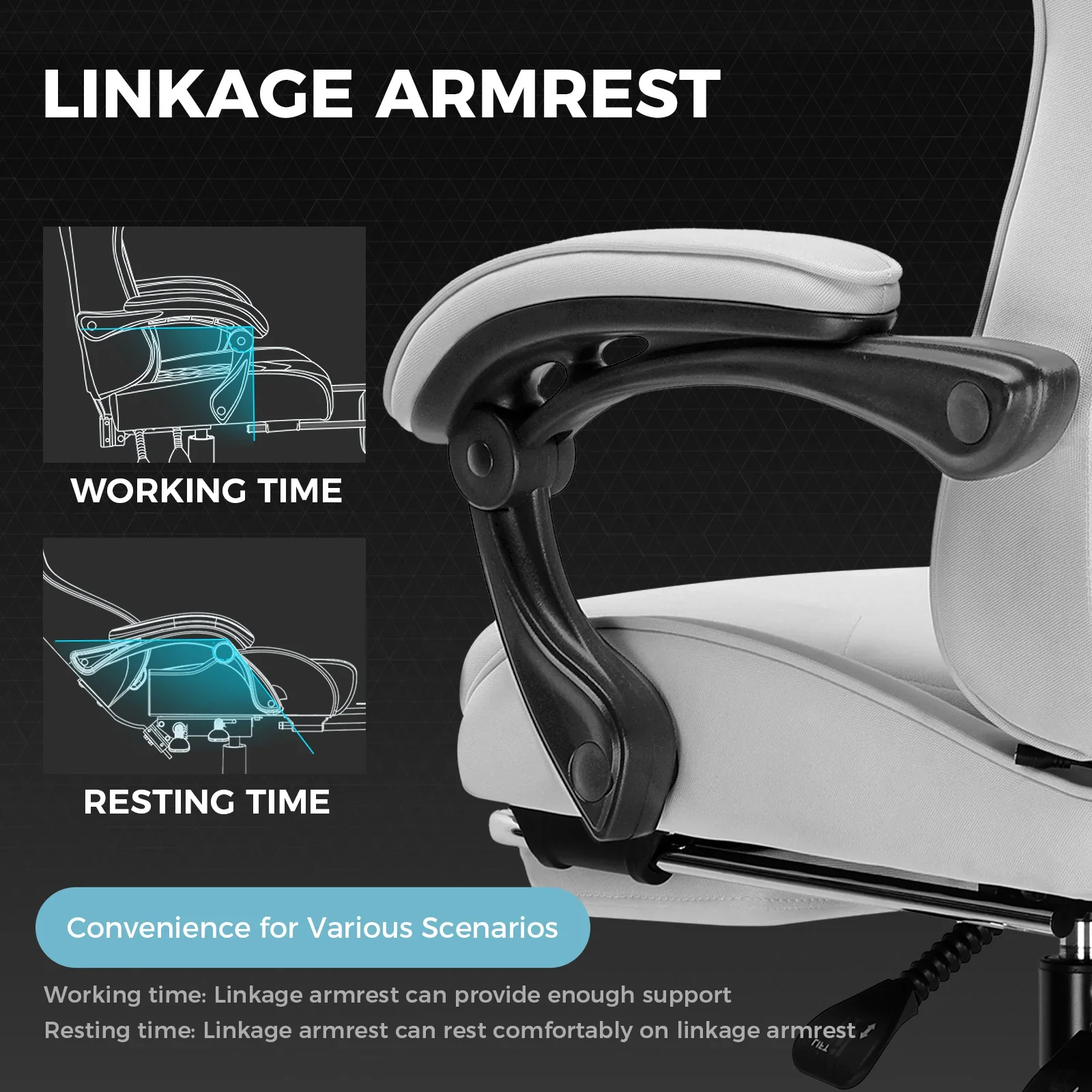 Footrest Series GT800A Fabric - Image 62