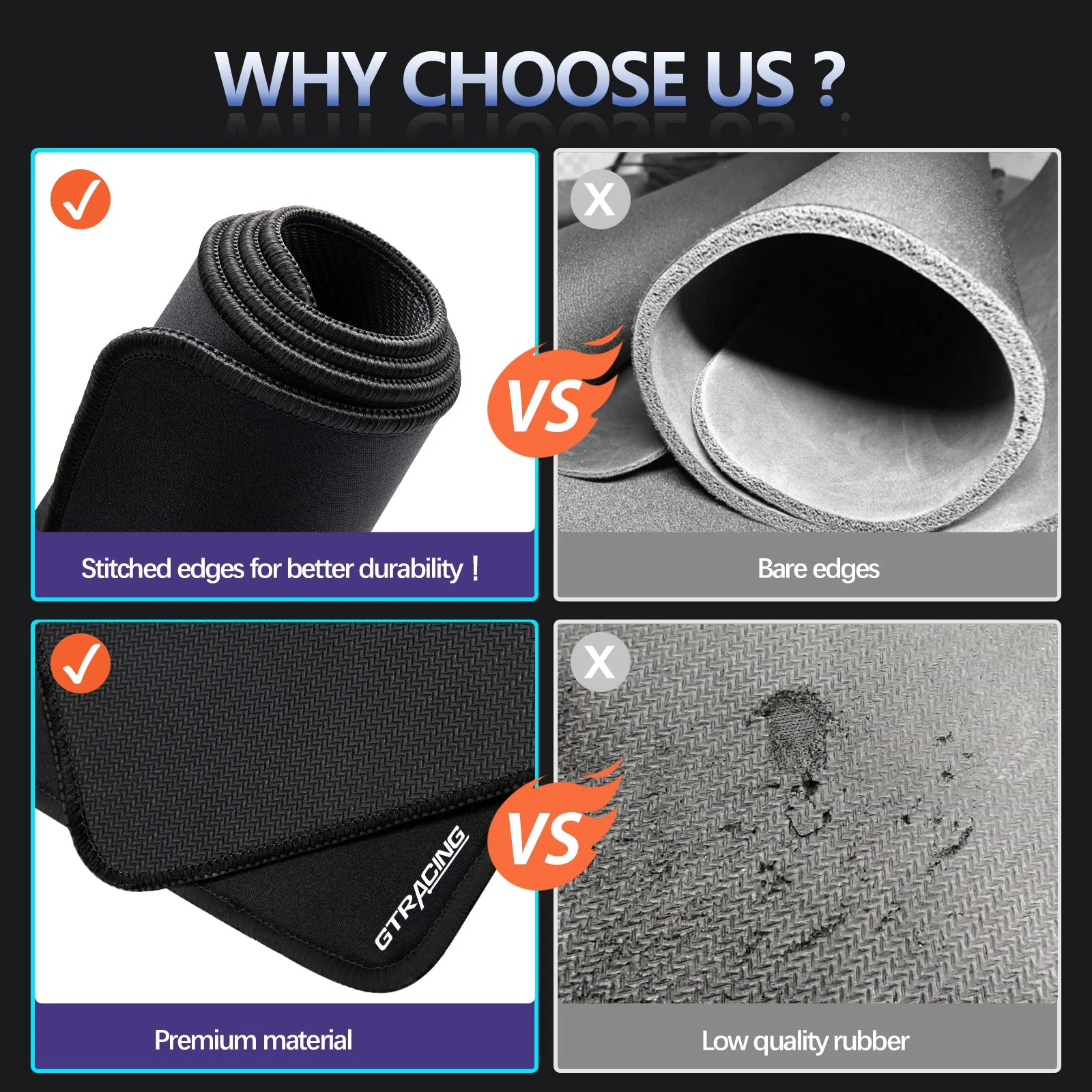 Gaming Mouse Pad GT875 (2Pcs) - Image 13