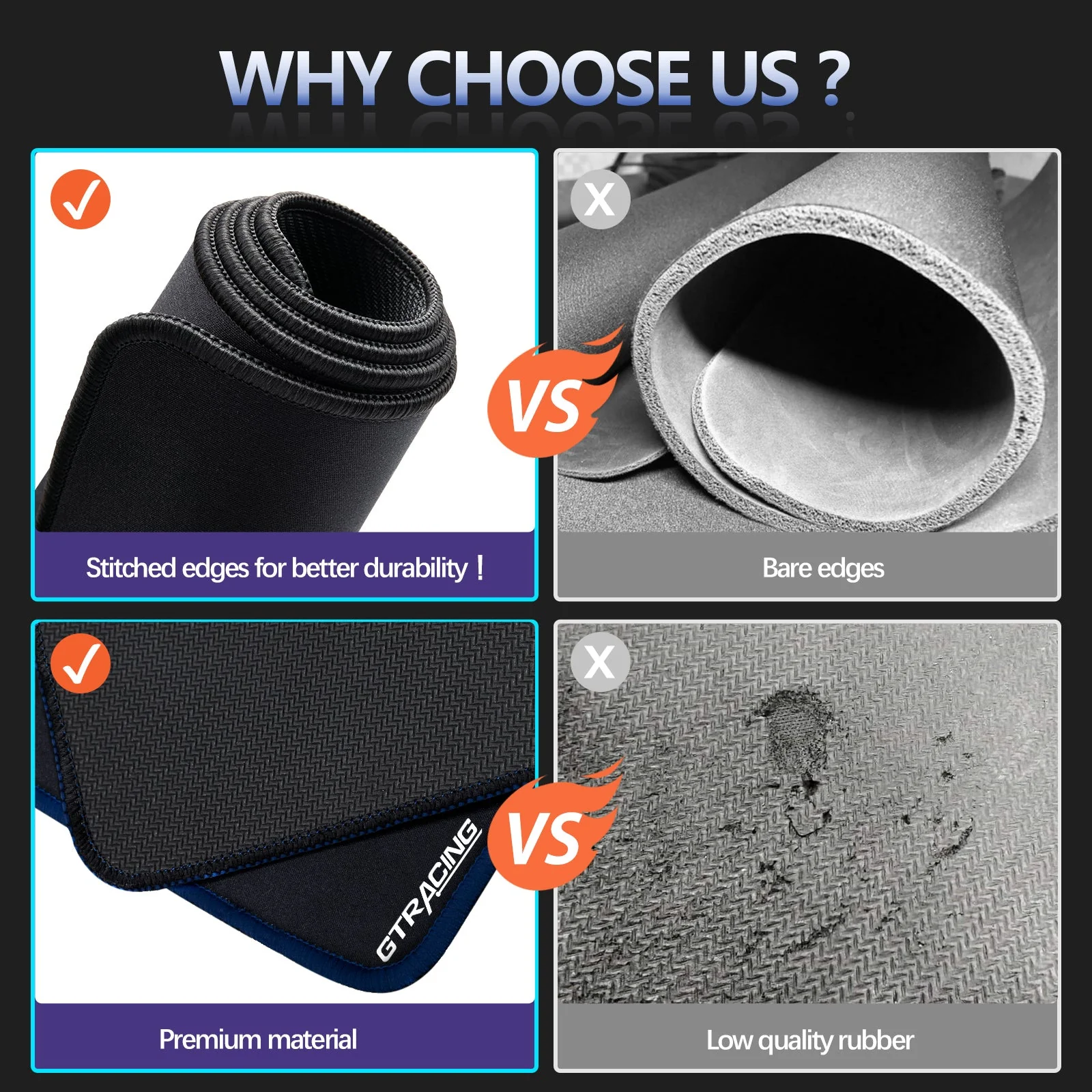 Gaming Mouse Pad GT875 (2Pcs) - Image 33