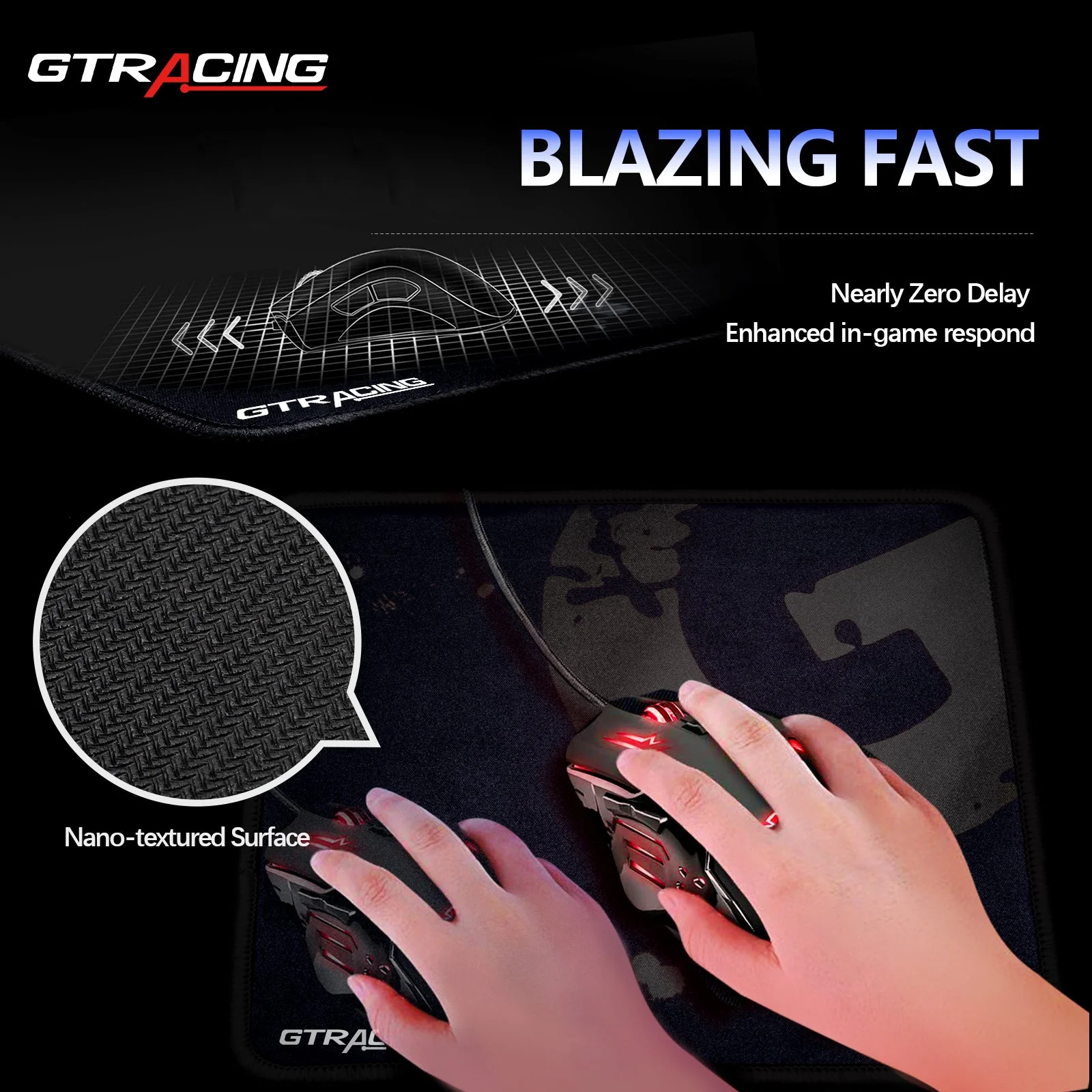 Gaming Mouse Pad GT875 (2Pcs) - Image 57