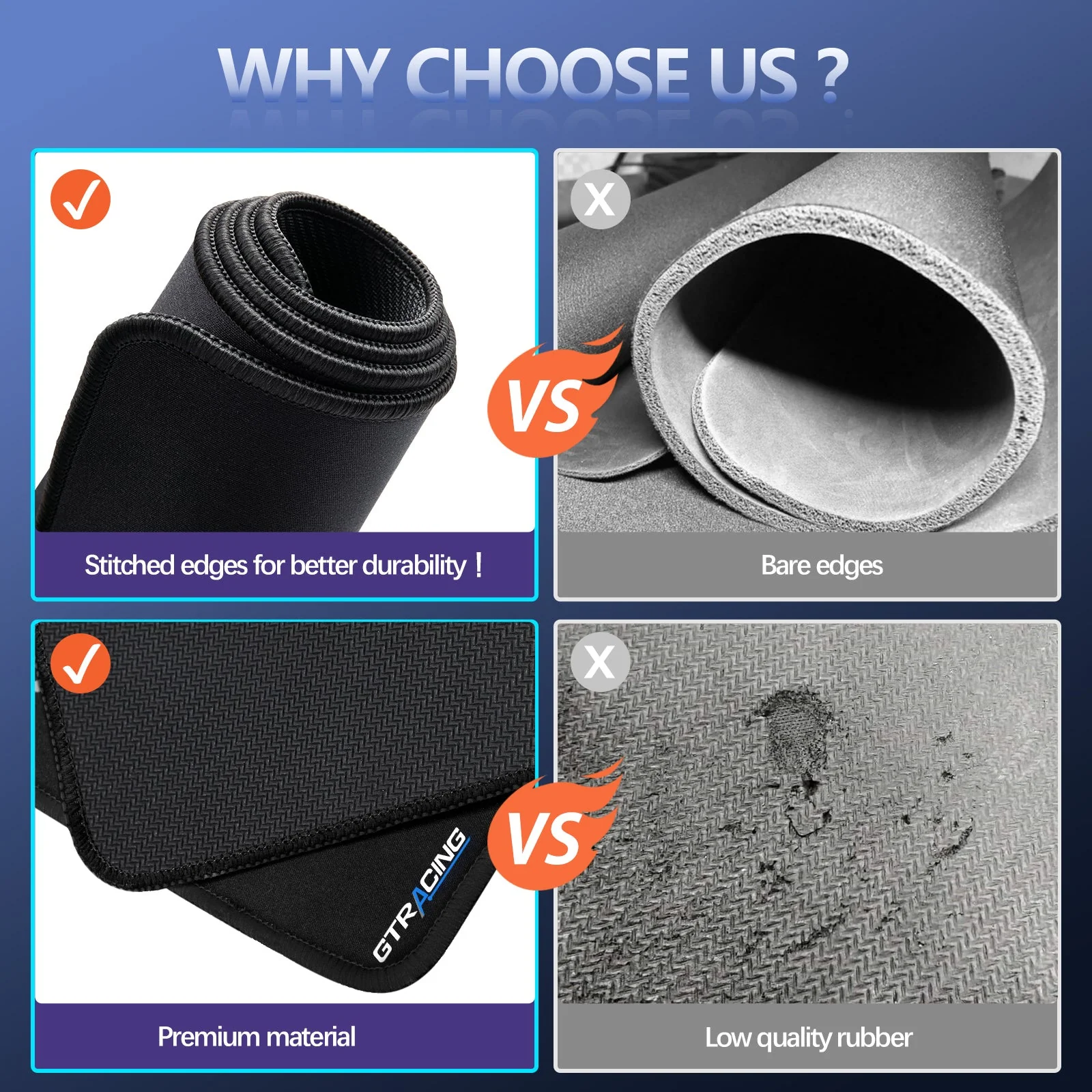Gaming Mouse Pad GT875 (2Pcs) - Image 6