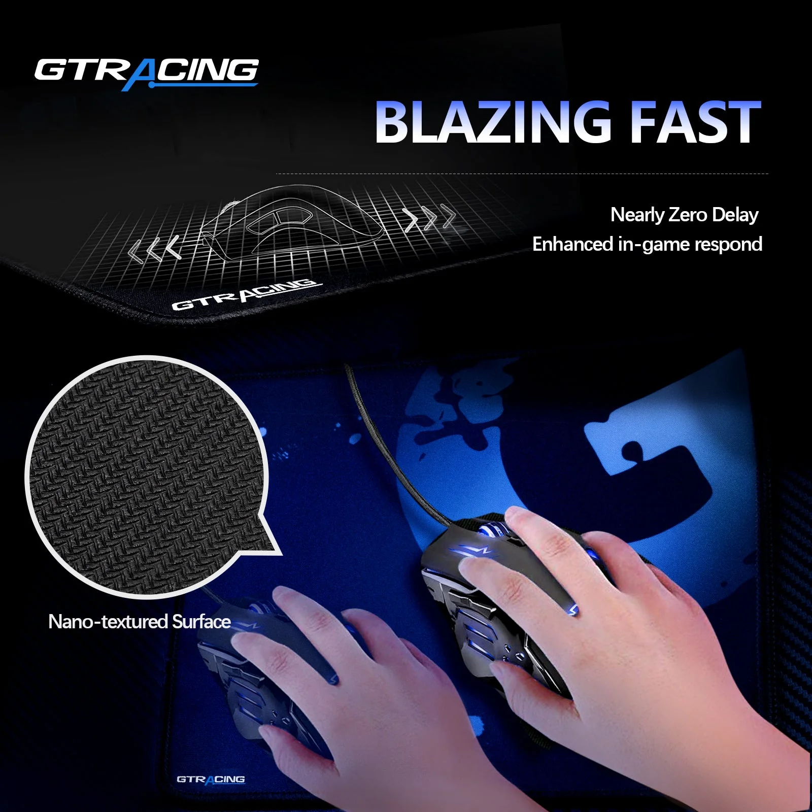 Gaming Mouse Pad GT875 (2Pcs) - Image 7