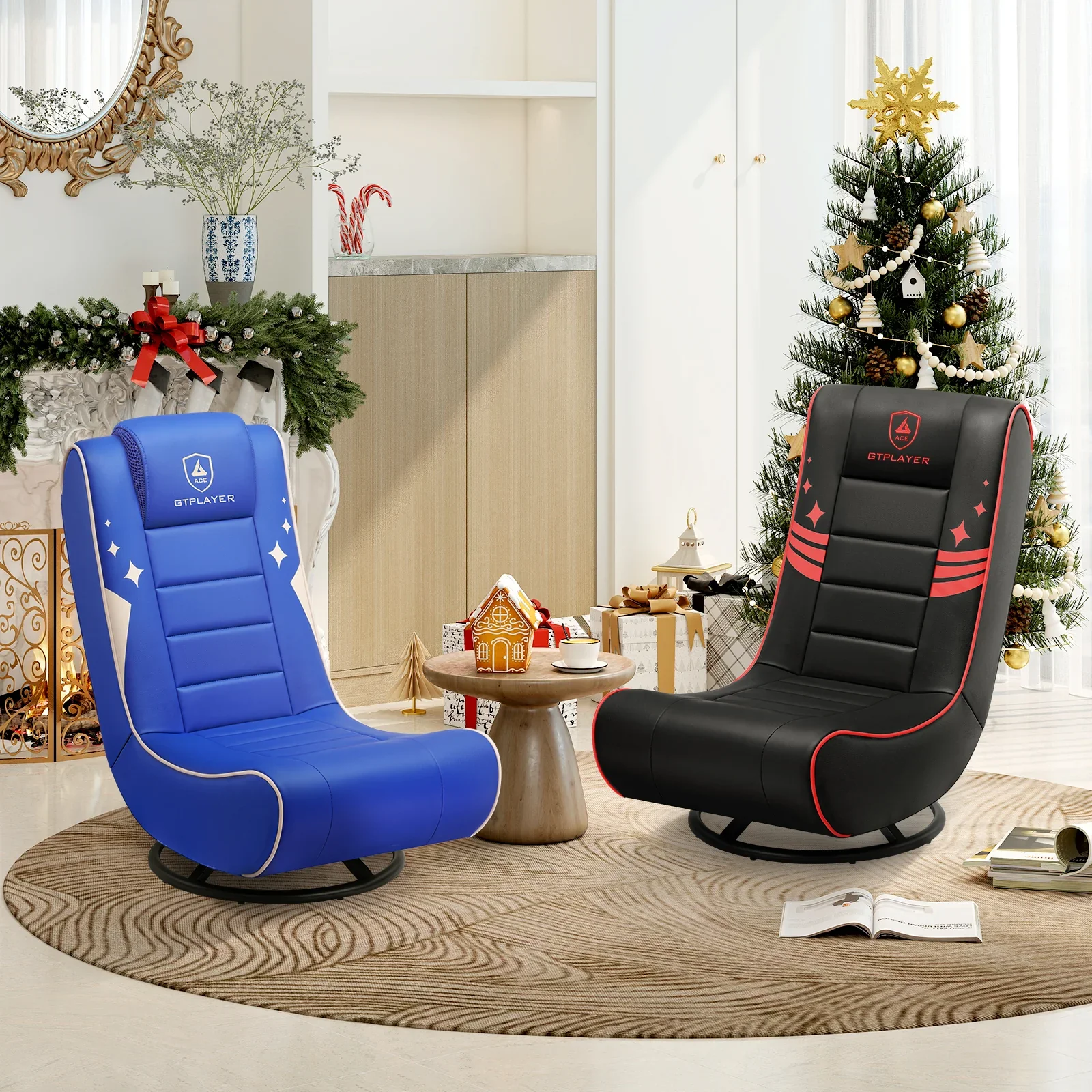Foldable Swivel Floor Gaming Chairs GTP-FL606 - Image 22