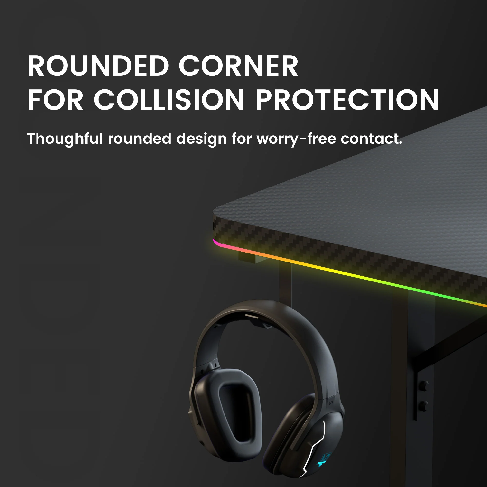 T-Shaped Series RGB Gaming Desk GTP200 - Image 10