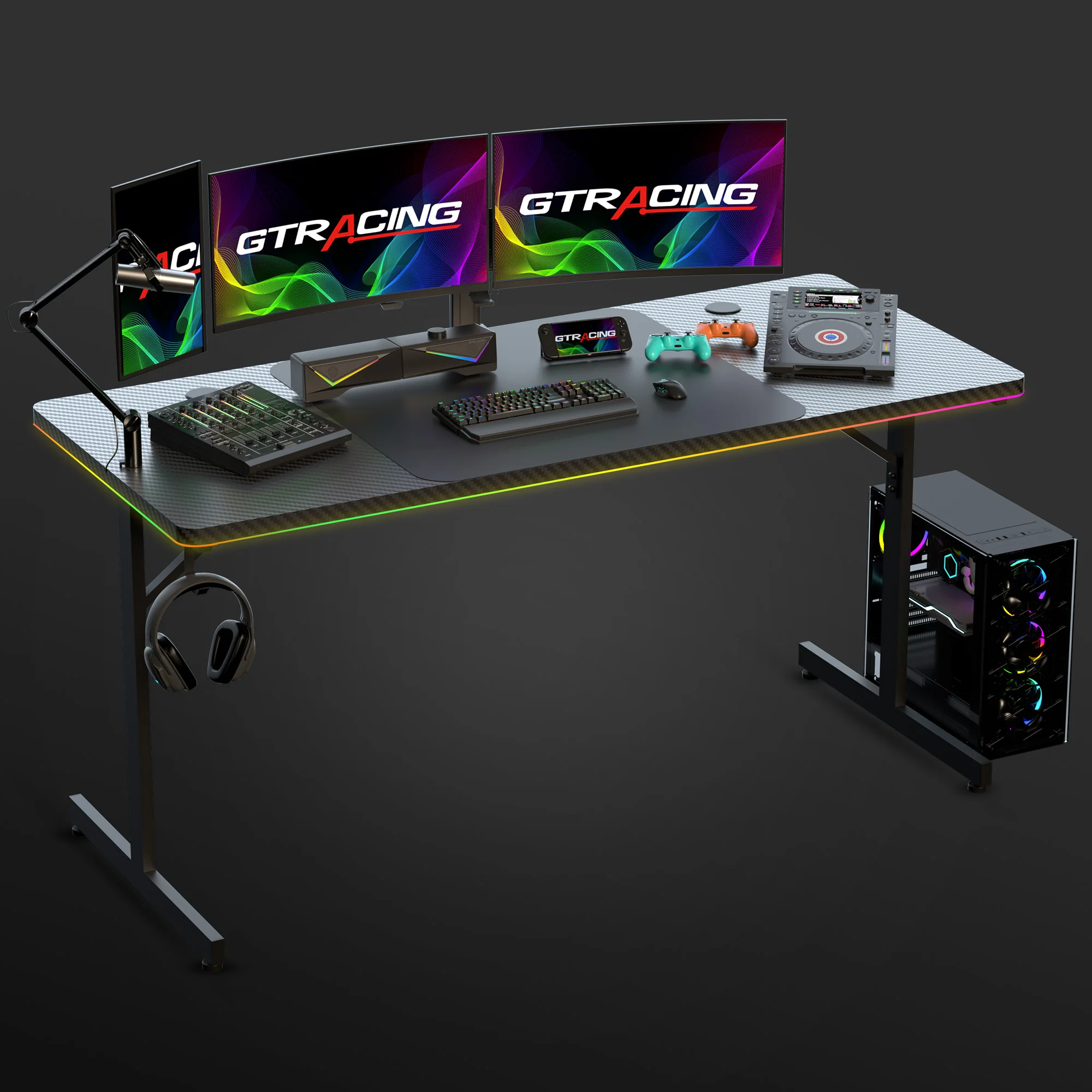 T-Shaped Series RGB Gaming Desk GTP200 - Image 3