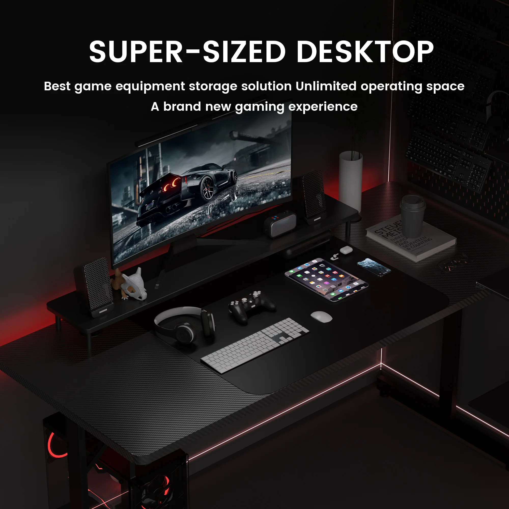 T-Shaped Series RGB Gaming Desk GTP200 - Image 5
