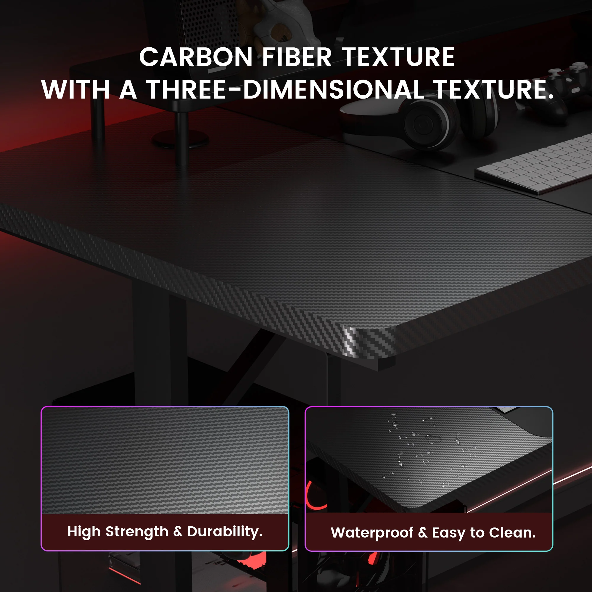 T-Shaped Series RGB Gaming Desk GTP200 - Image 7
