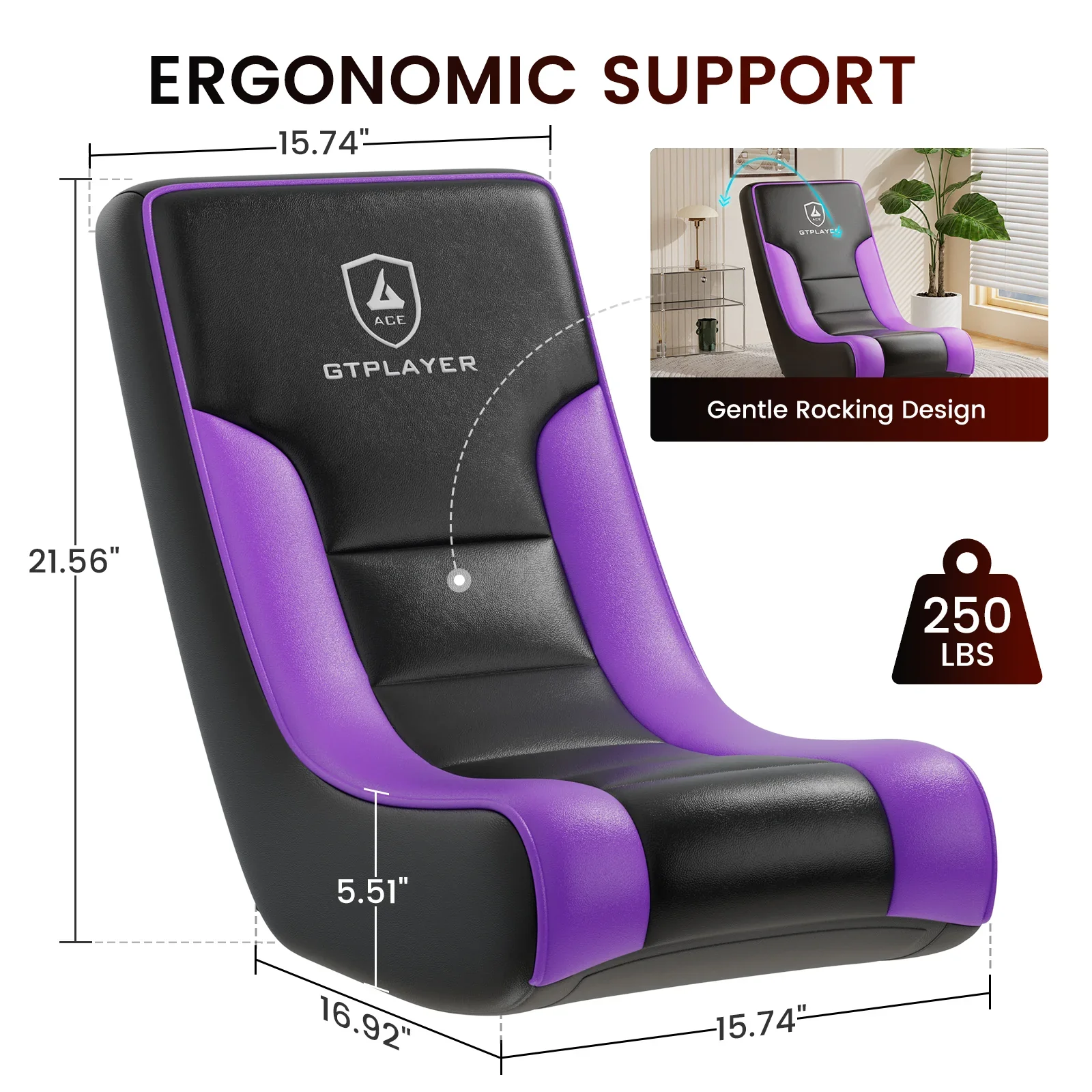 Floor Rocker Chair GTR-450R - Image 79