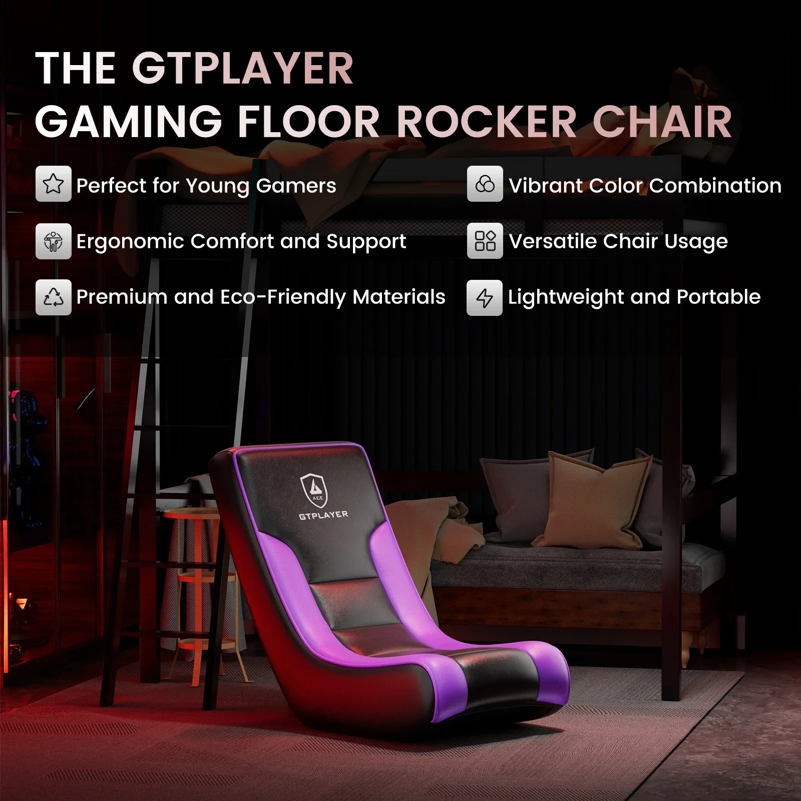Floor Rocker Chair GTR-450R - Image 88