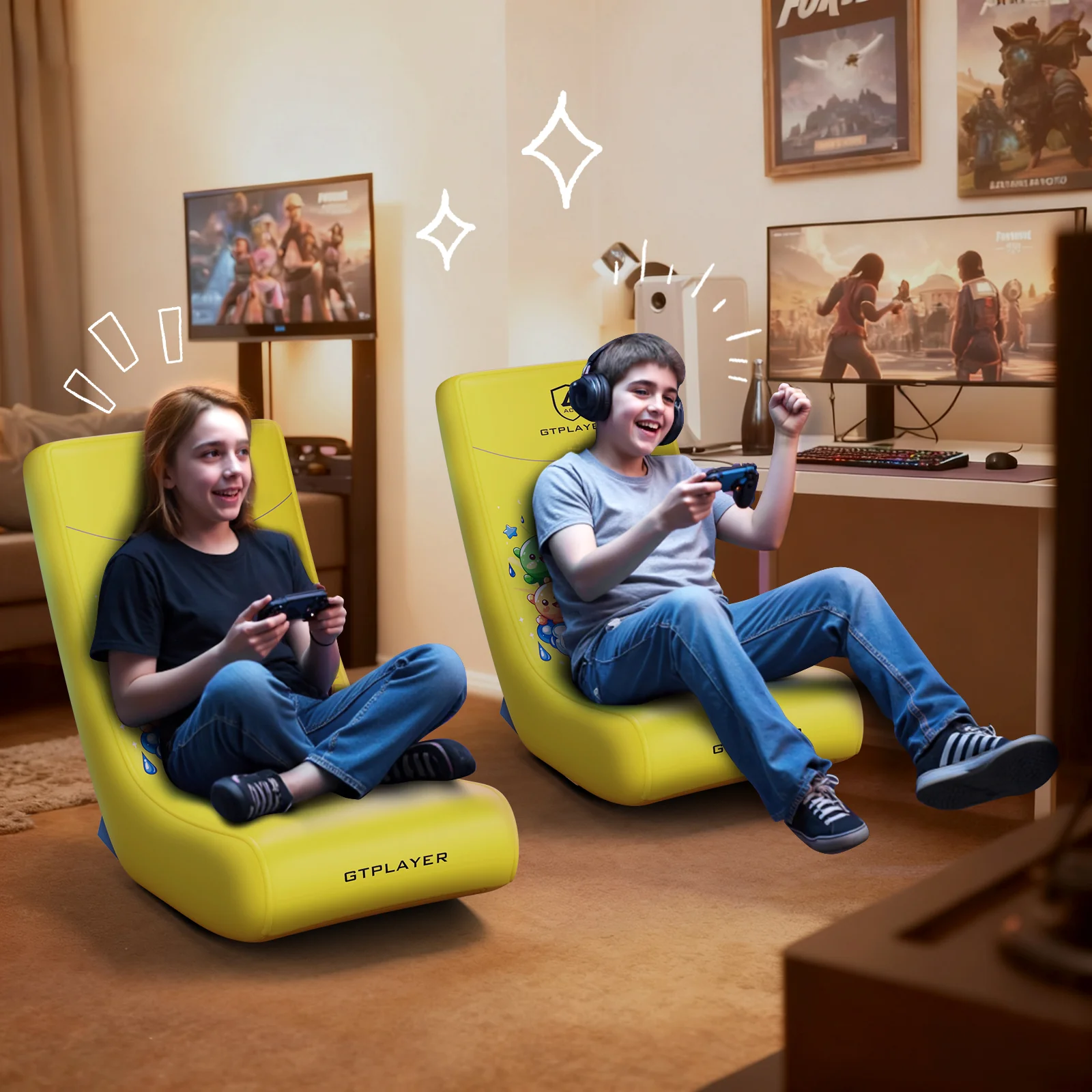 Floor Rocker Chair GTR-450R Cartoon - Image 32