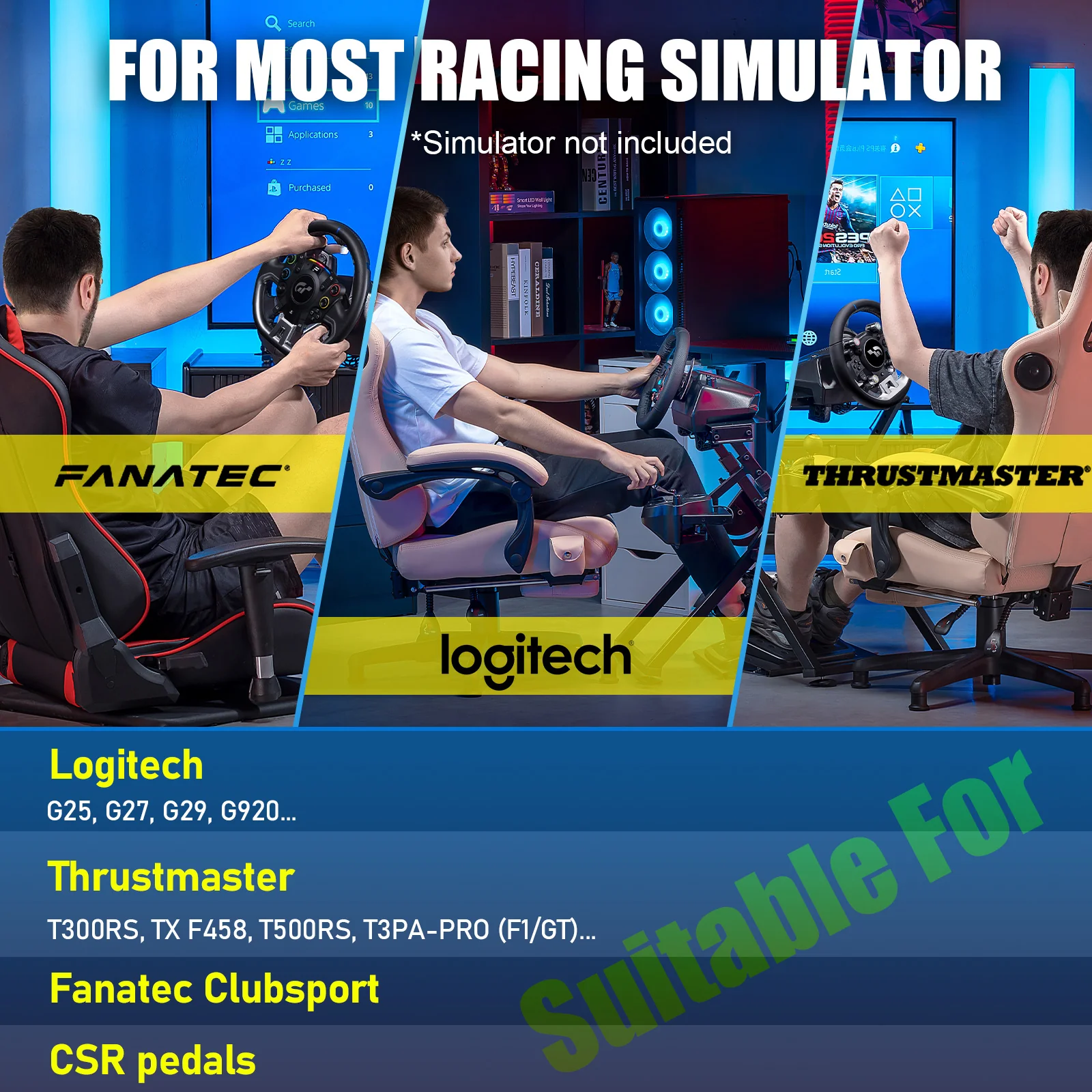 Rush Series GTS04 Racing Simulator Cockpit - Image 5