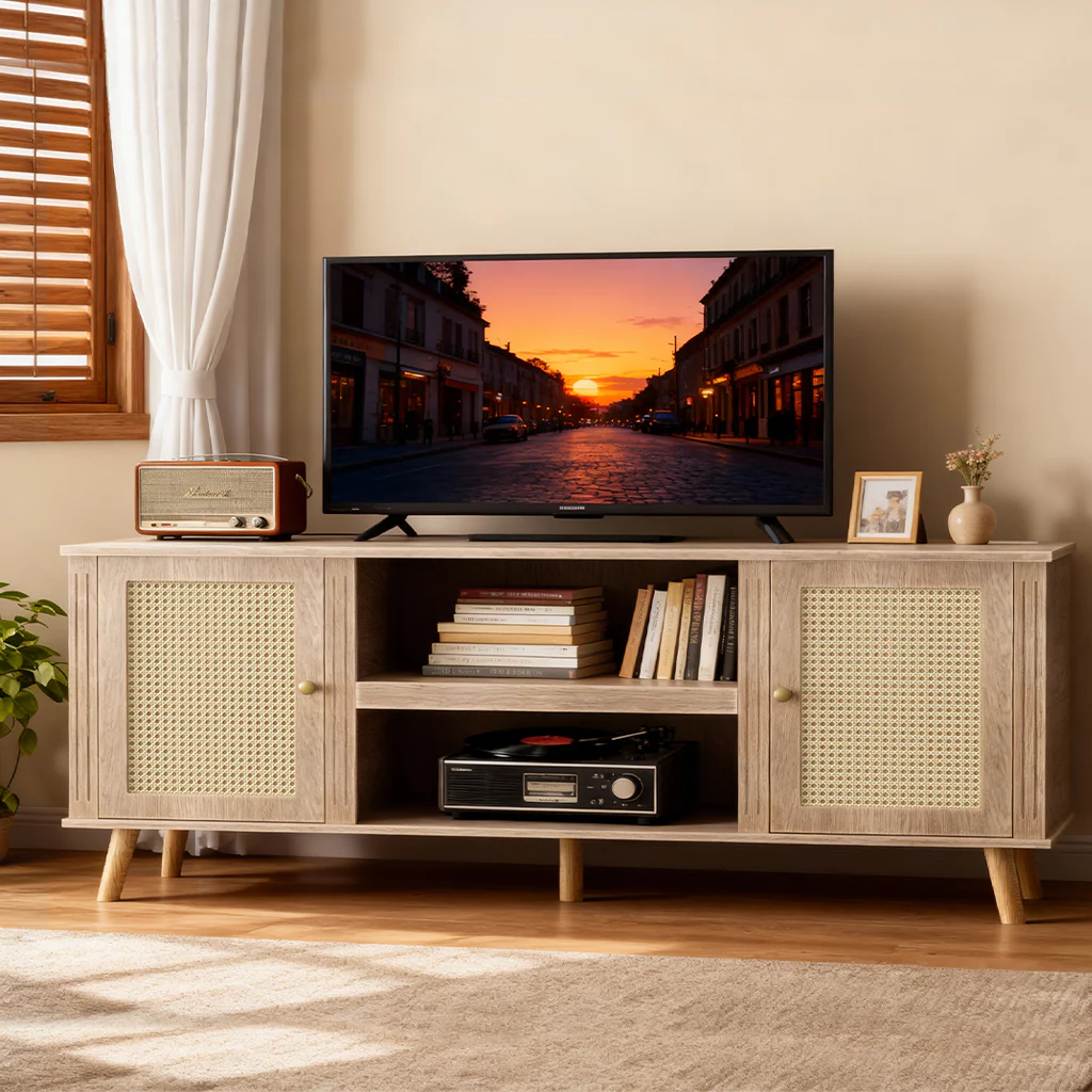 H1002 TV Entertainment Center Stand
