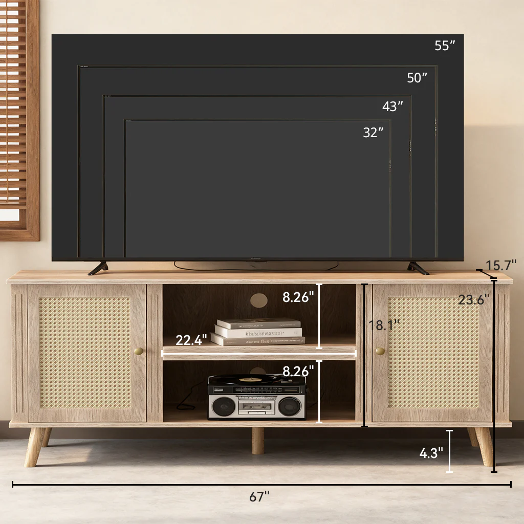 H1002 TV Entertainment Center Stand - Image 2