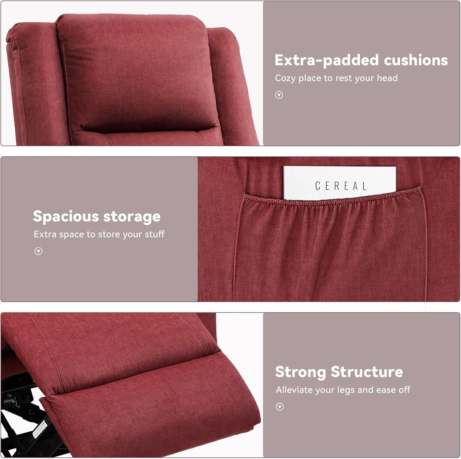Power Lift Recliner Chair H7165 - Image 17