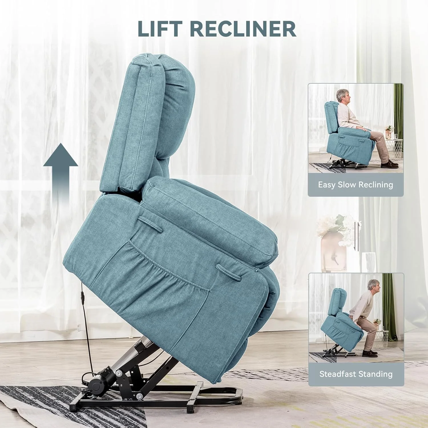 Power Lift Recliner Chair H7165 - Image 5