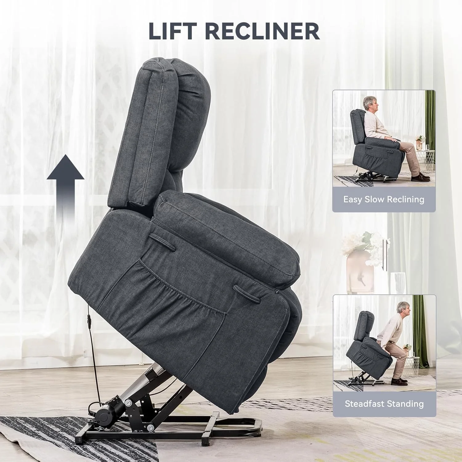 Power Lift Recliner Chair H7165 - Image 9