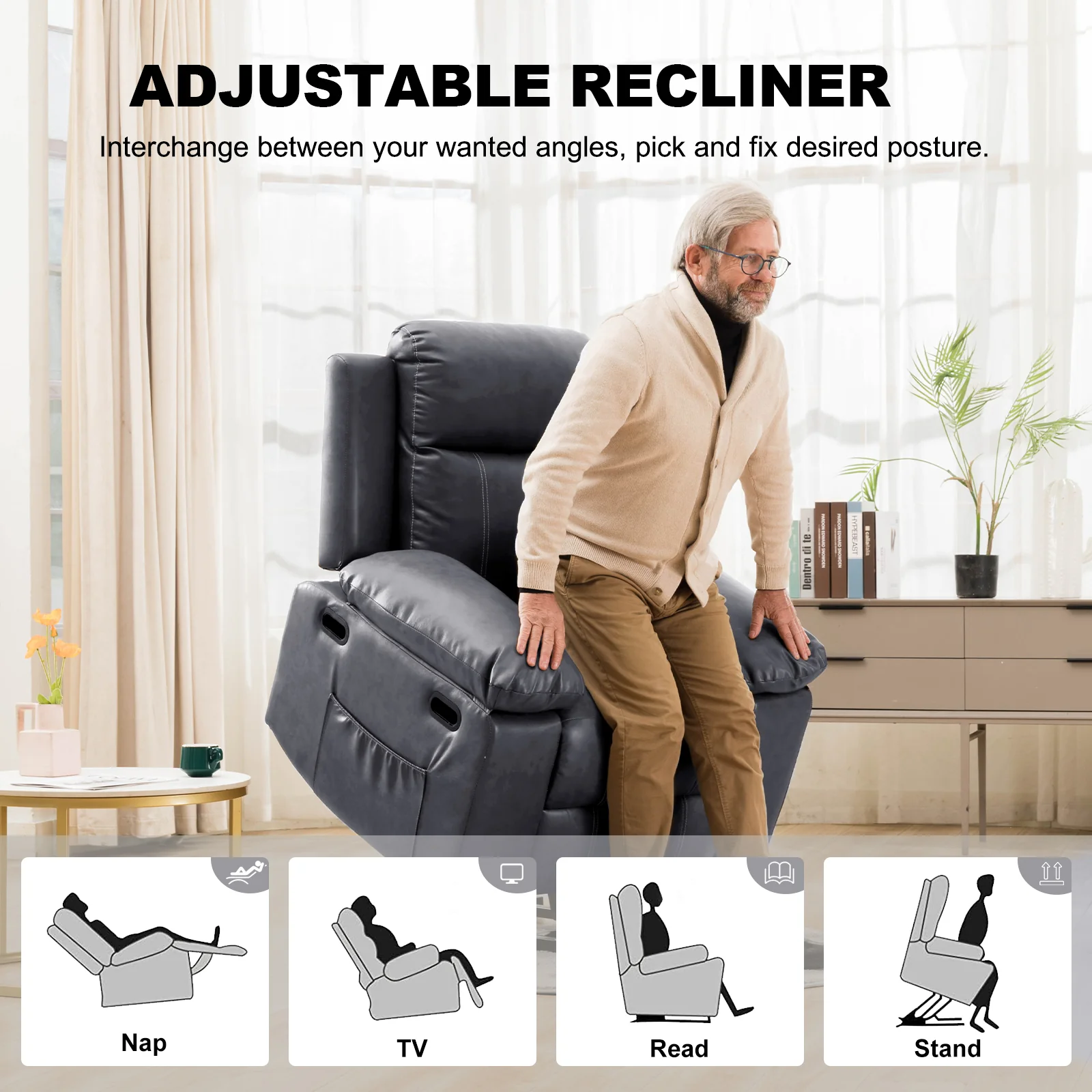 Massage Recliner Chair H7175 - Image 14
