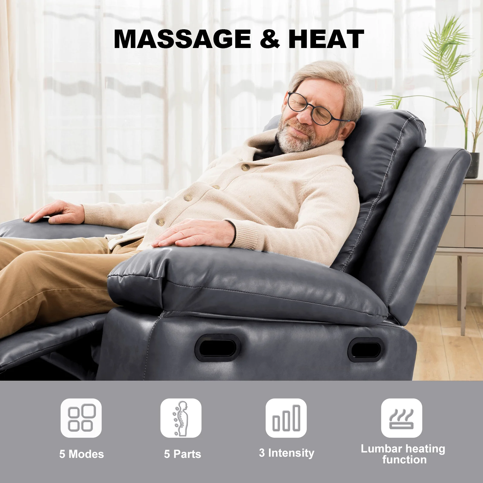 Massage Recliner Chair H7175 - Image 15