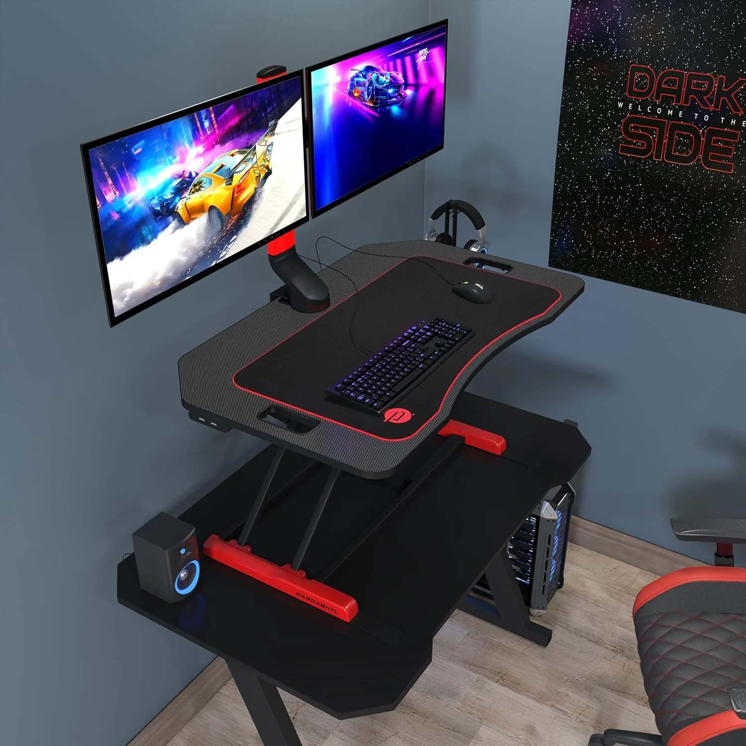 Height Adjustable Sit-to-Stand Desk - Image 8
