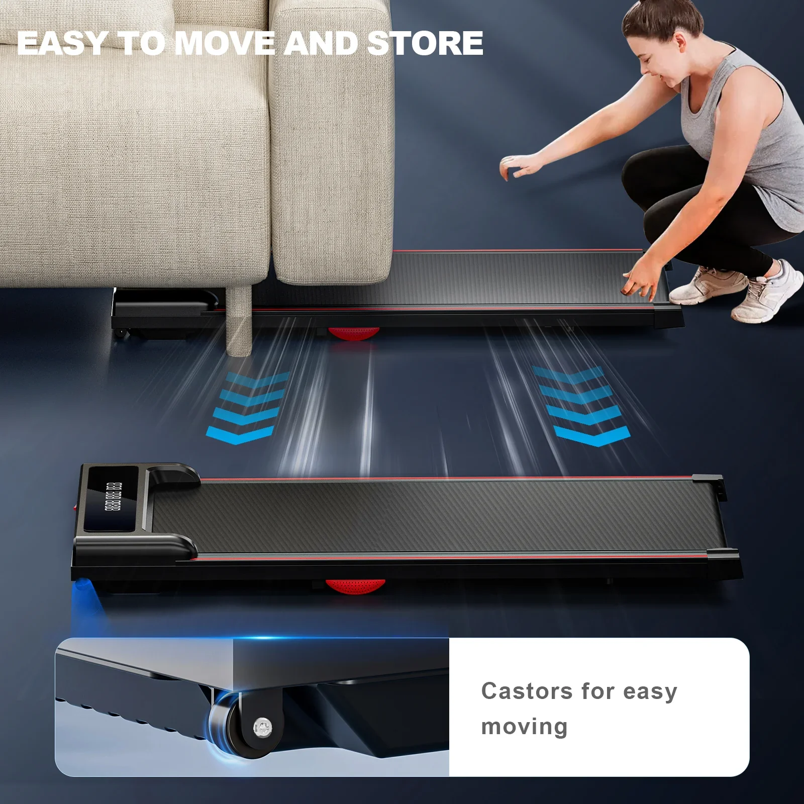 Walking Pad, Under Desk Treadmill HTM-120-ANEW - Image 3