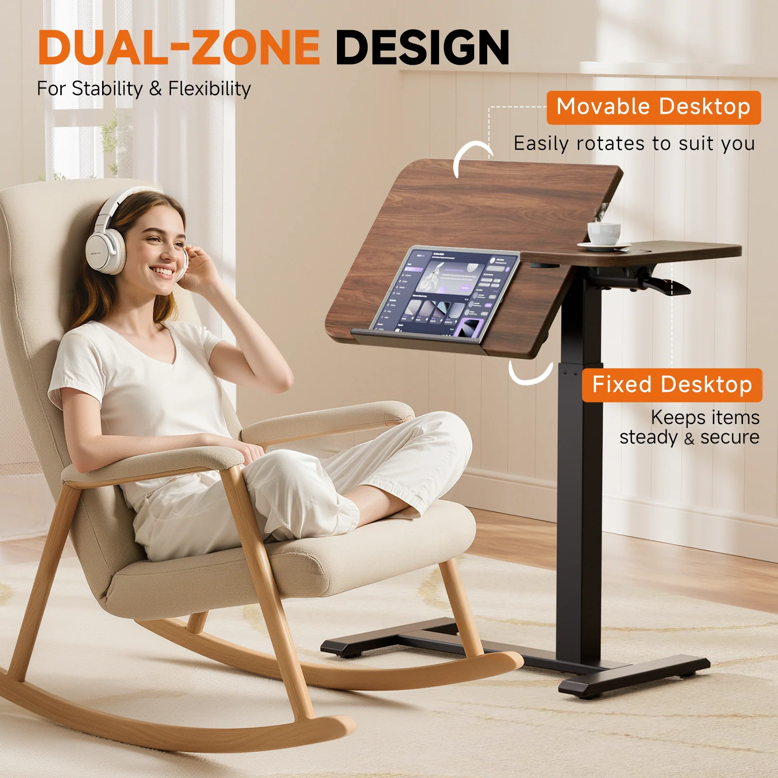 Adjustable Overbed Table LT003 - Image 16