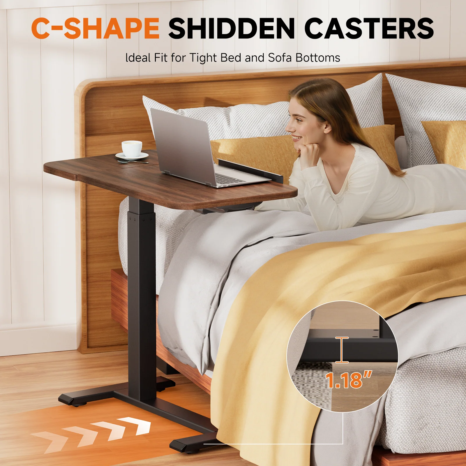 Adjustable Overbed Table LT003 - Image 17