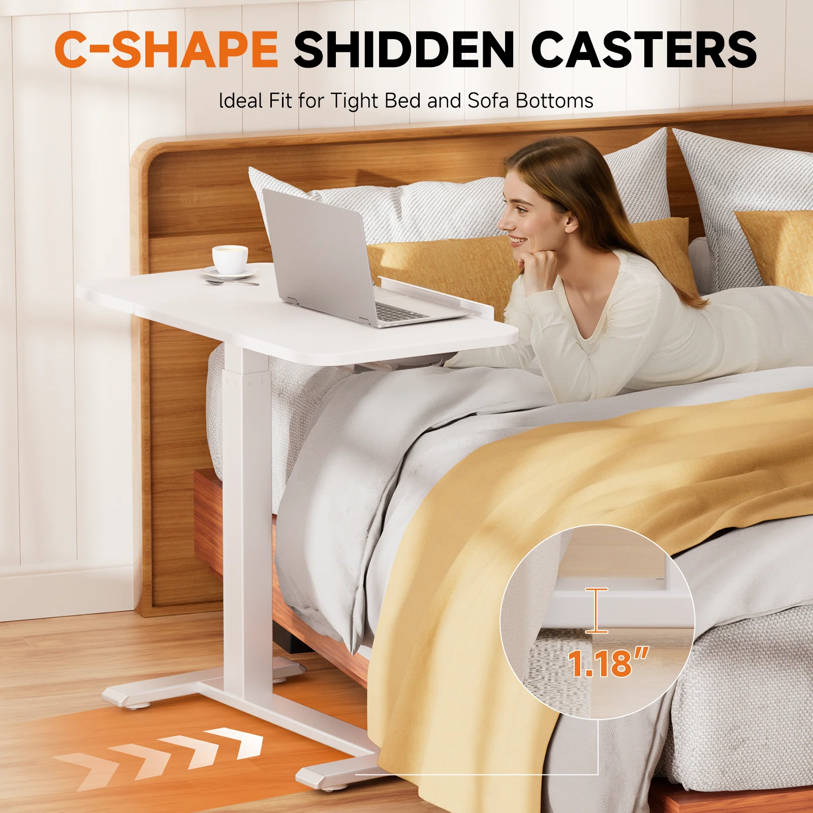 Adjustable Overbed Table LT003 - Image 8