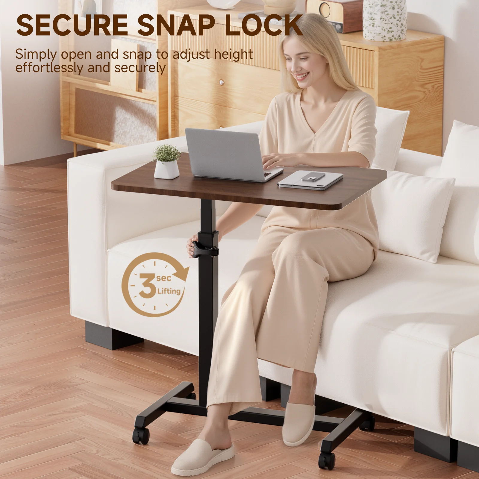 Adjustable Overbed Table LT004 - Image 13