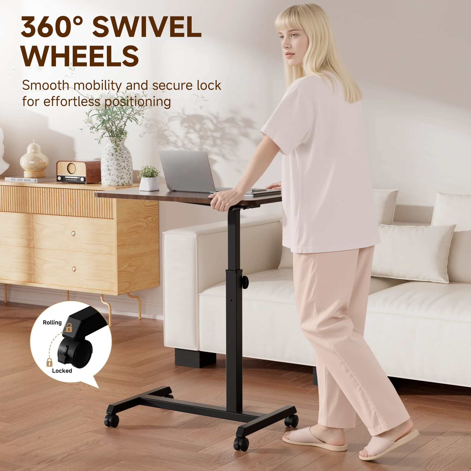 Adjustable Overbed Table LT004 - Image 15