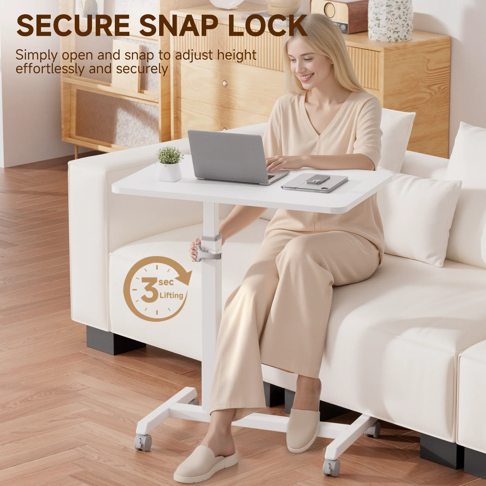 Adjustable Overbed Table LT004 - Image 5