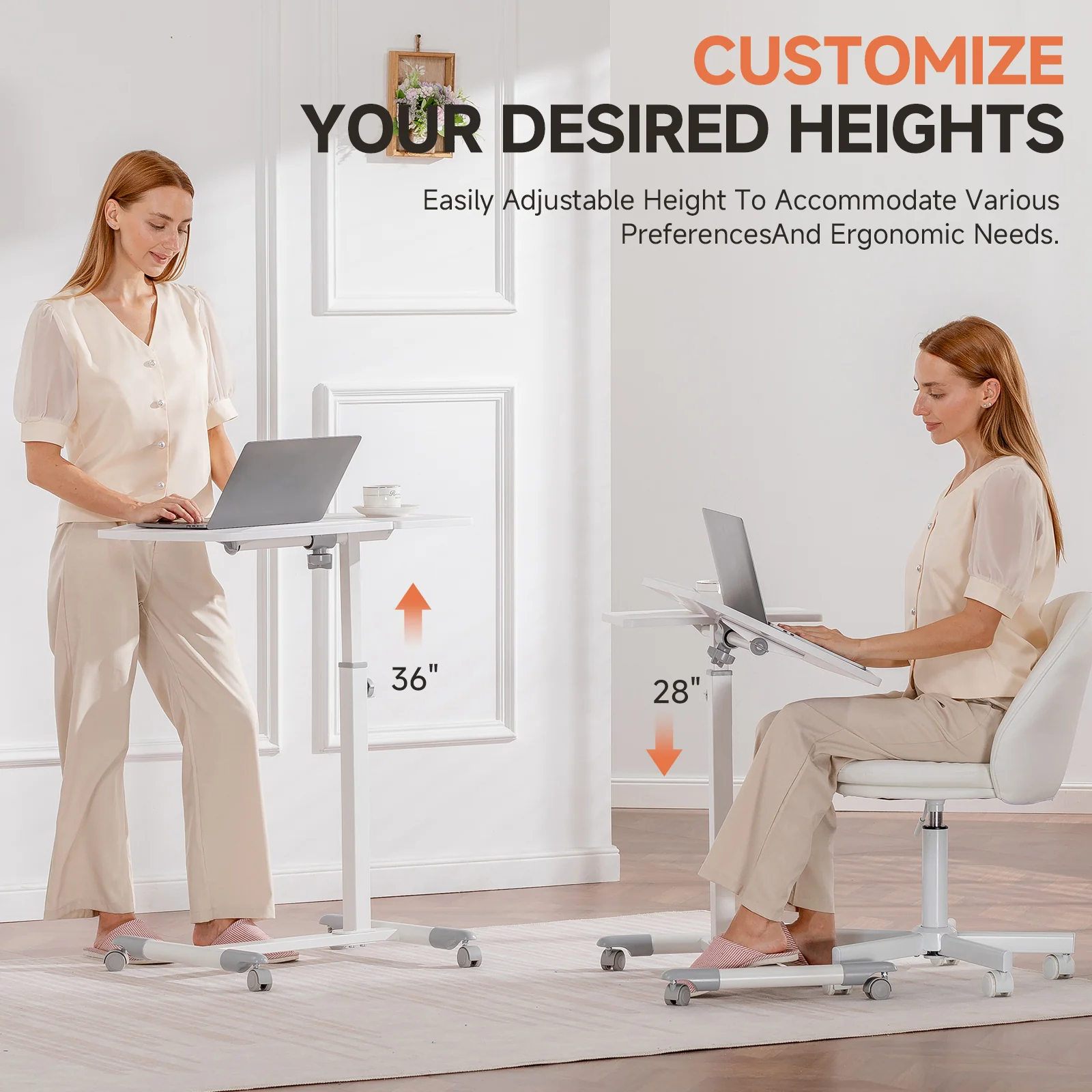 Adjustable Overbed Table LT006 - Image 3