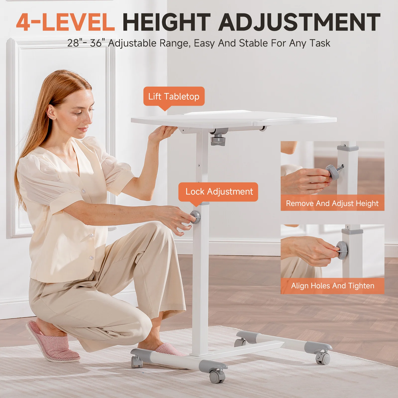 Adjustable Overbed Table LT006 - Image 7