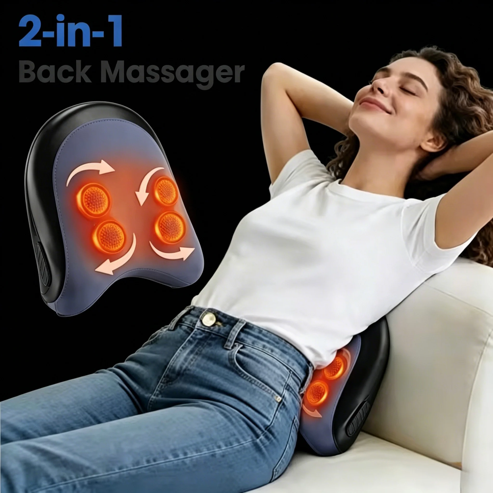 Heat & Massage Lumbar Support - Image 2