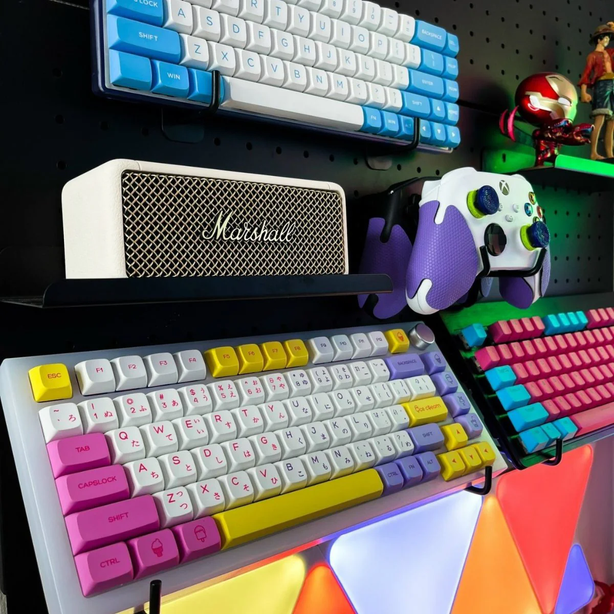 Wall Mounted Gaming Pegboards 4Pcs Set - Image 5