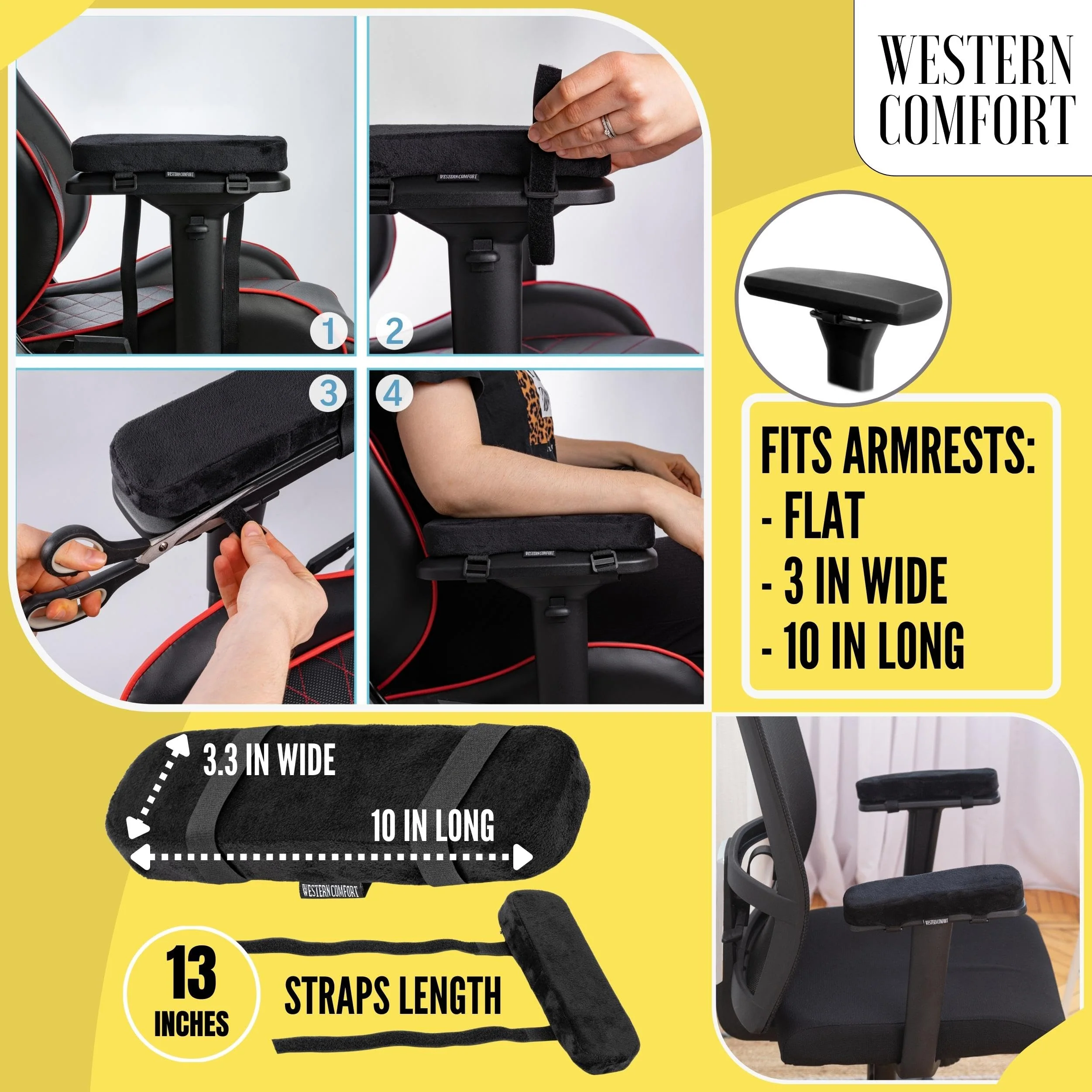 Memory Foam Armrest Pads - Image 4
