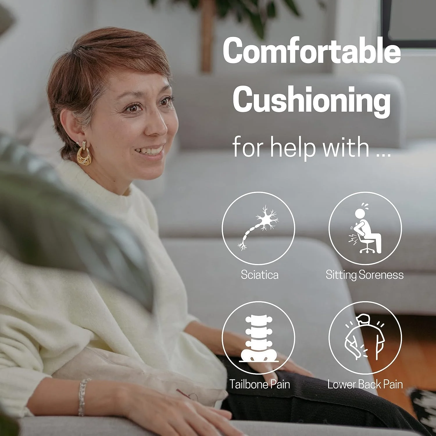 Gaming Chair Gel Seat Cushion - Image 5