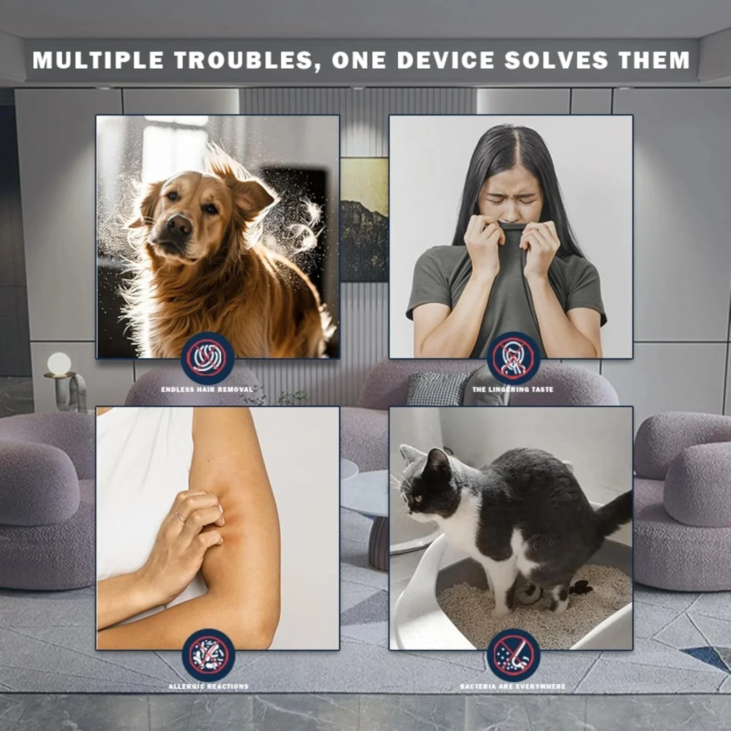 Pet HEPA Air Purifier DX-QC-APUR - Image 4