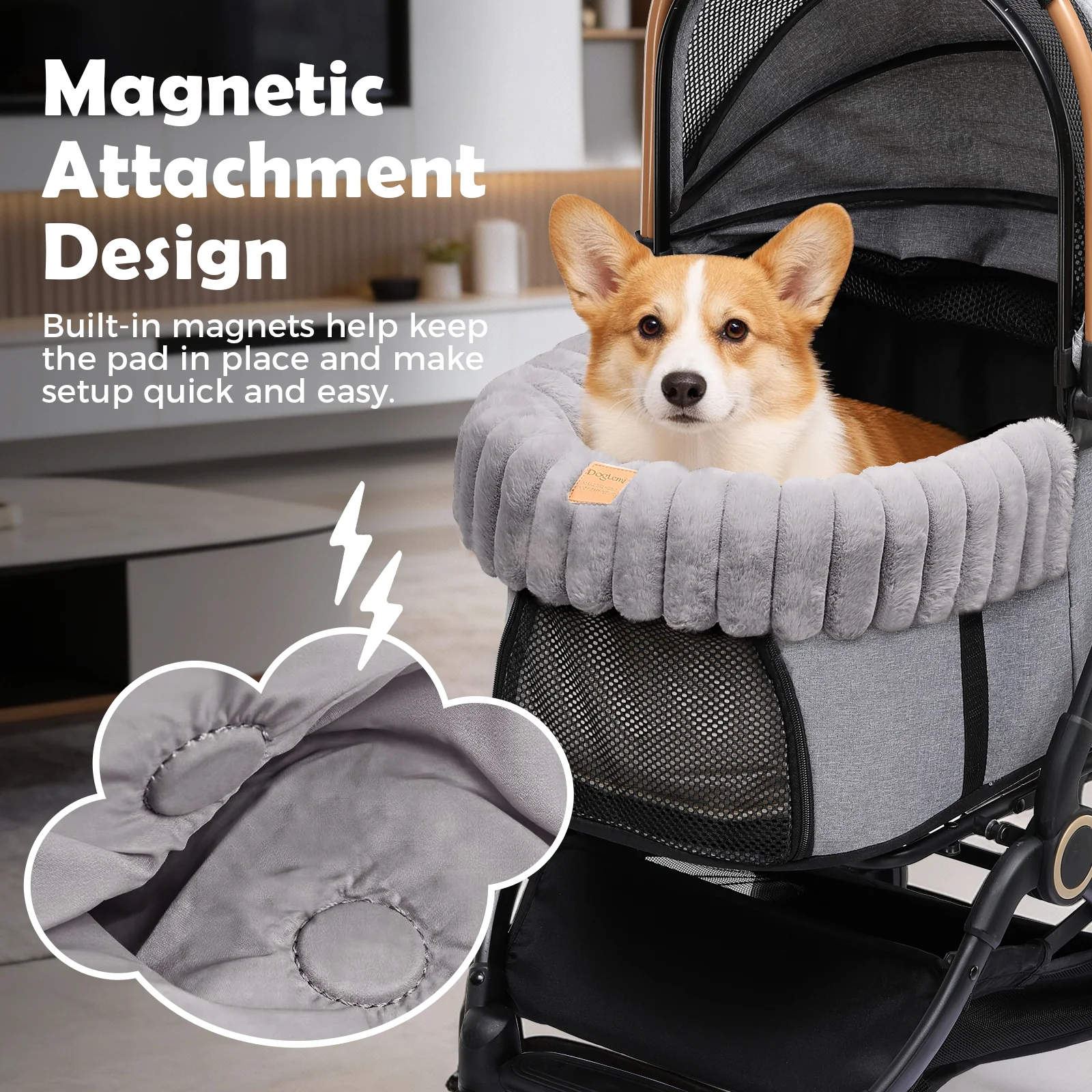 Soft Pet Stroller Mat - Image 10