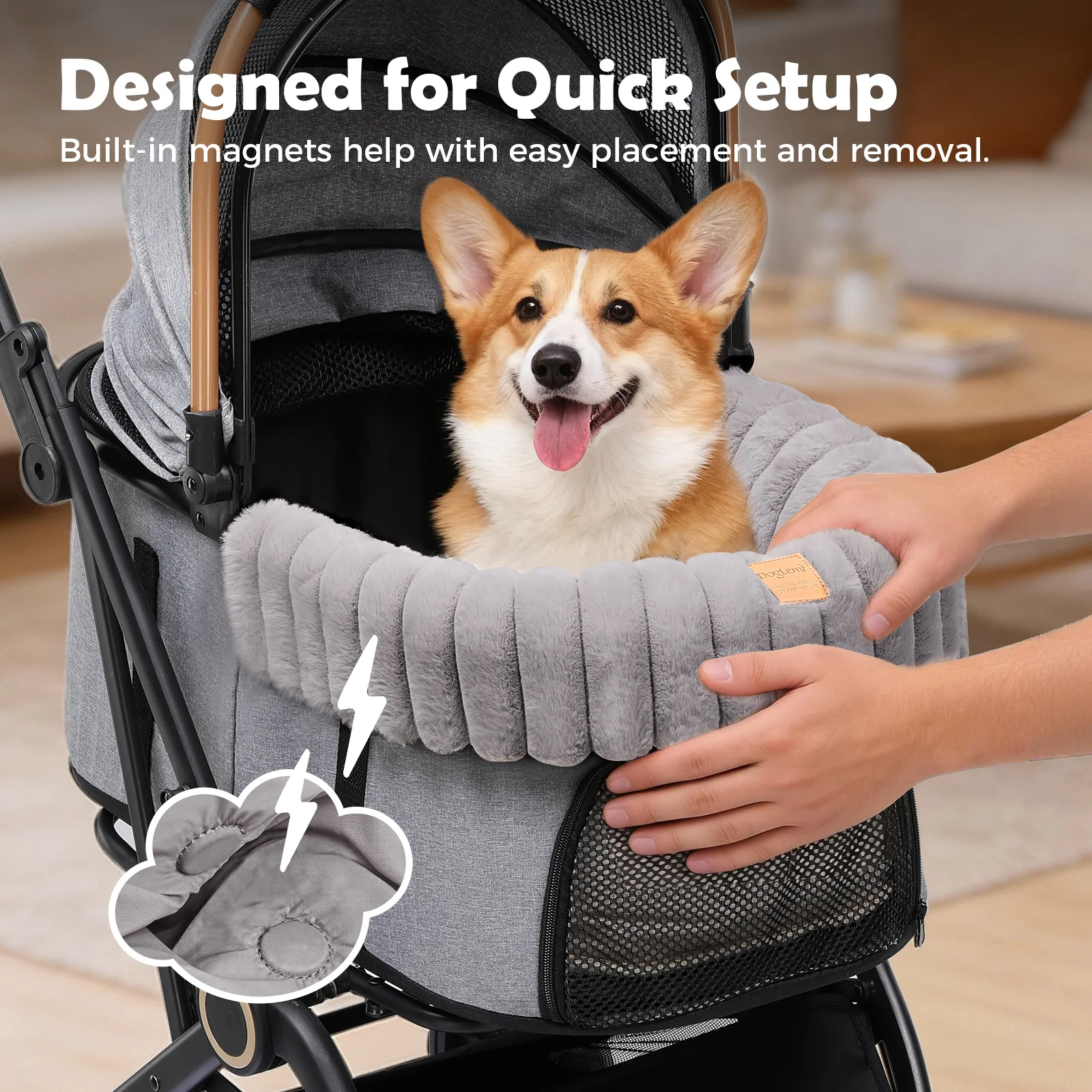 Soft Pet Stroller Mat - Image 16