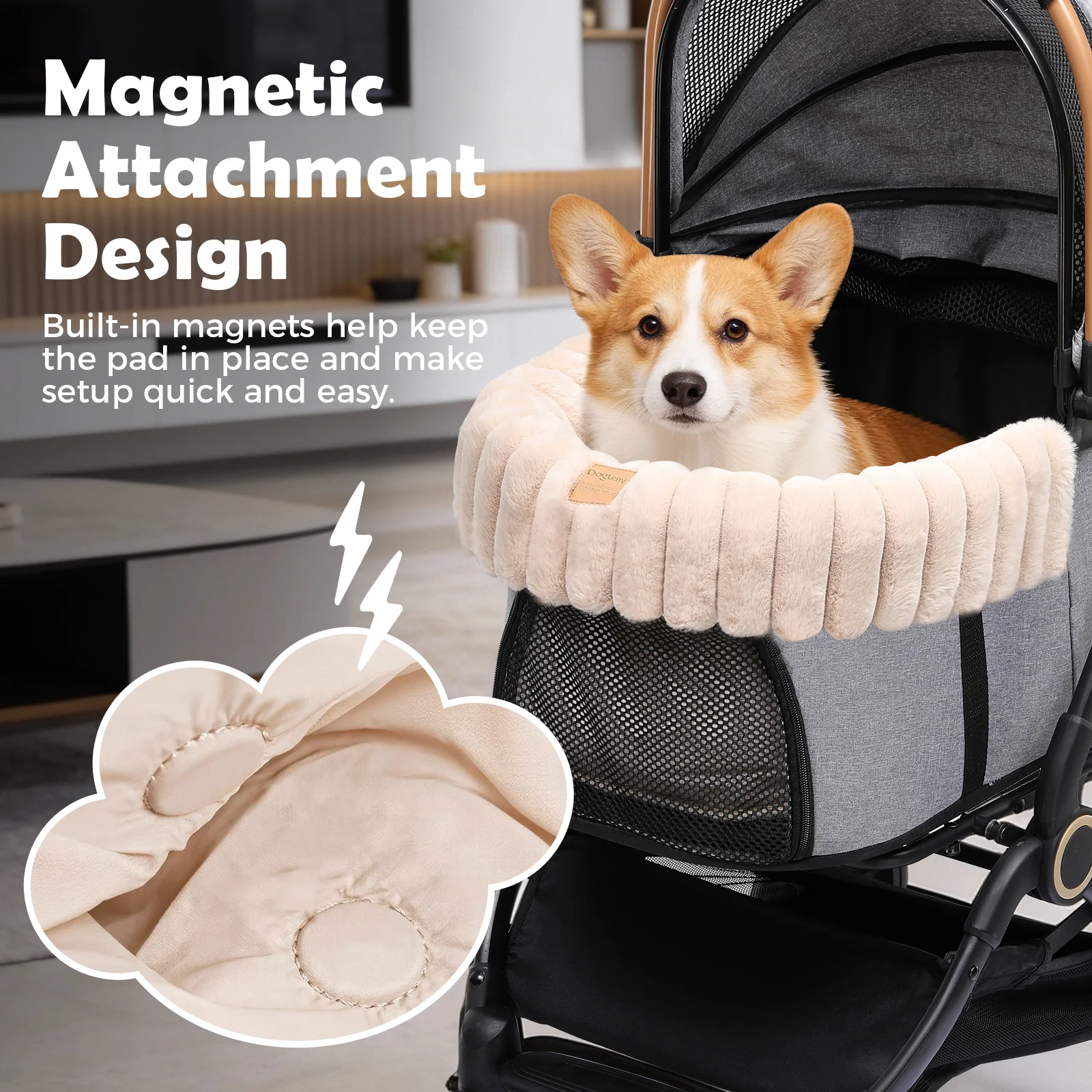Soft Pet Stroller Mat - Image 27