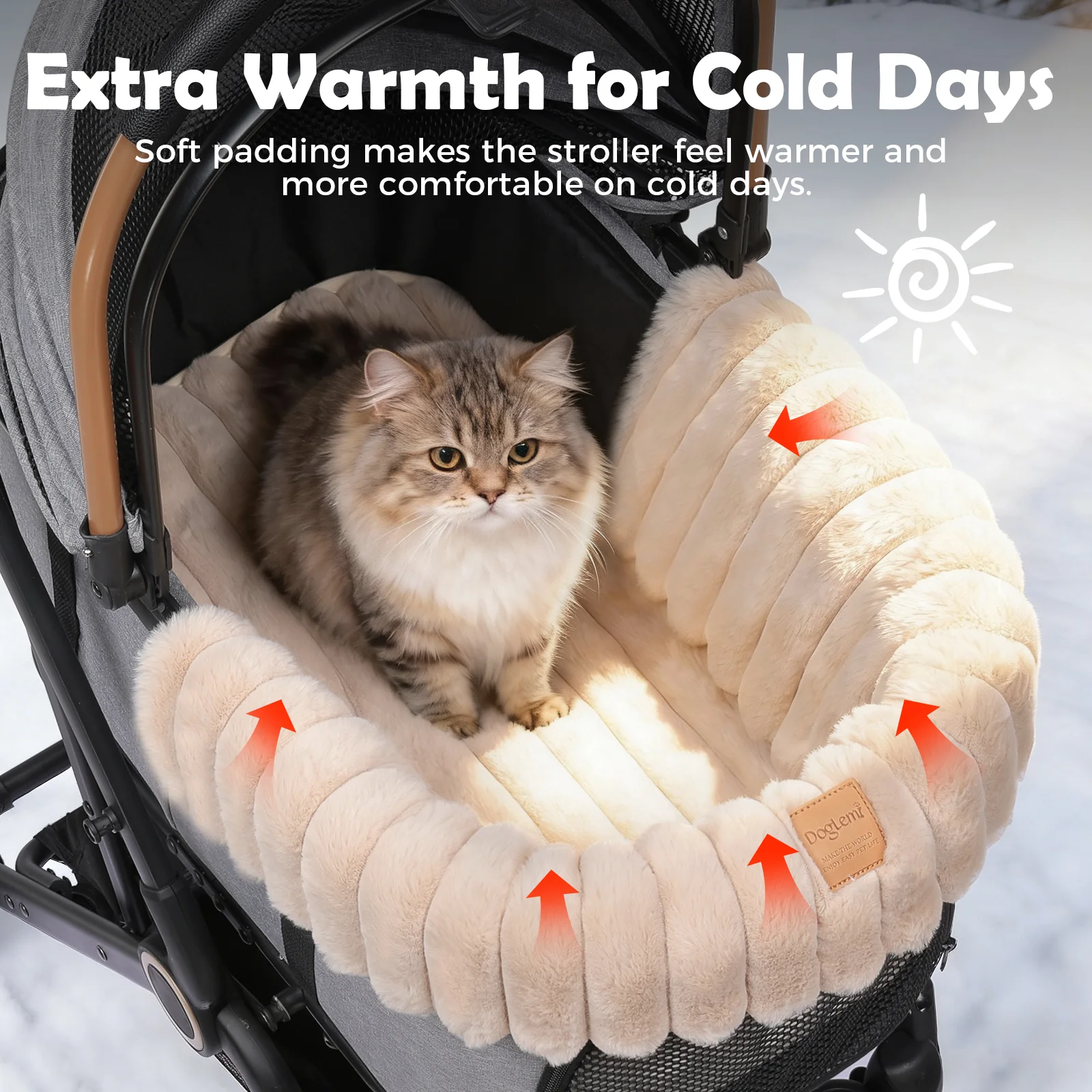 Soft Pet Stroller Mat - Image 30