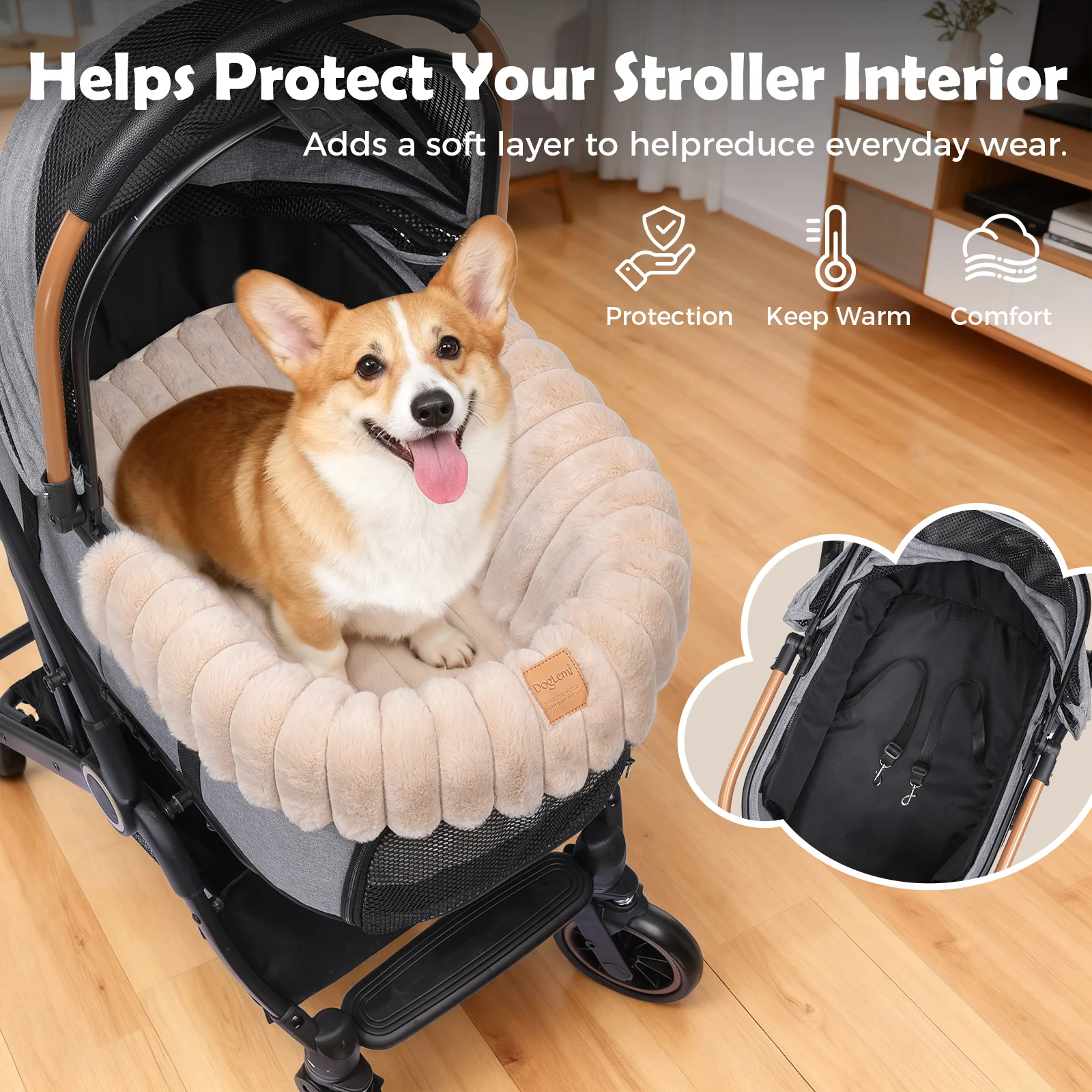 Soft Pet Stroller Mat - Image 32