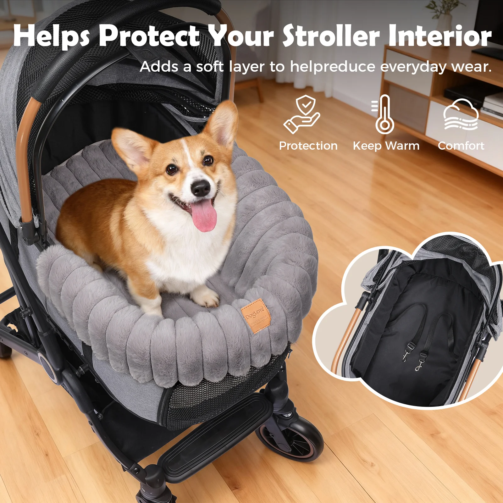 Soft Pet Stroller Mat - Image 8