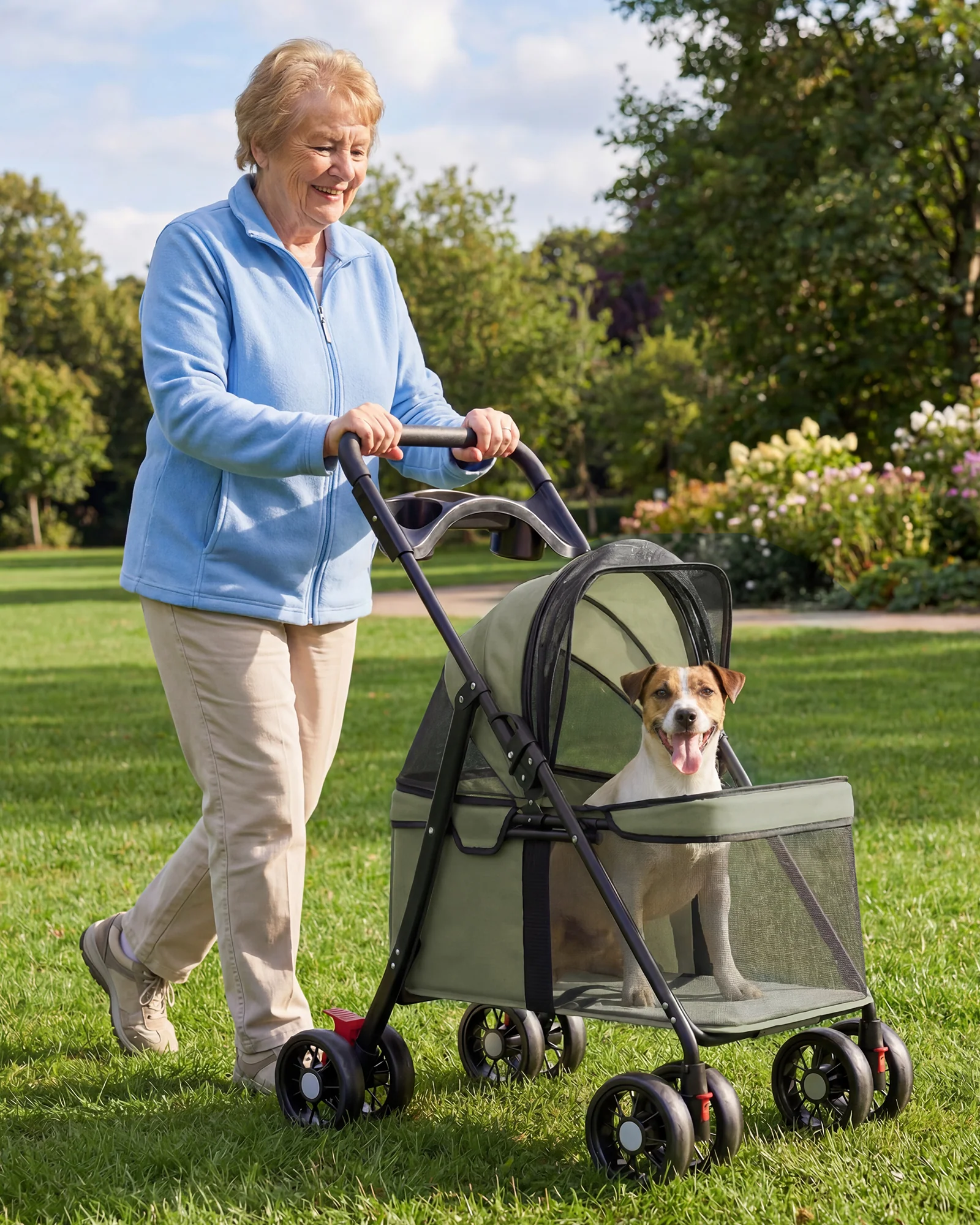 Foldable Pet Stroller PET-CART02 - Image 12